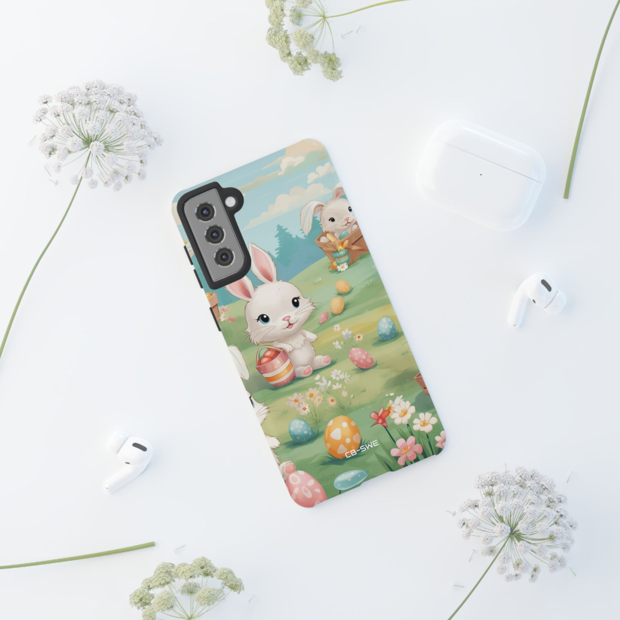 Bunnies Hunt Eggs - Samsung Case