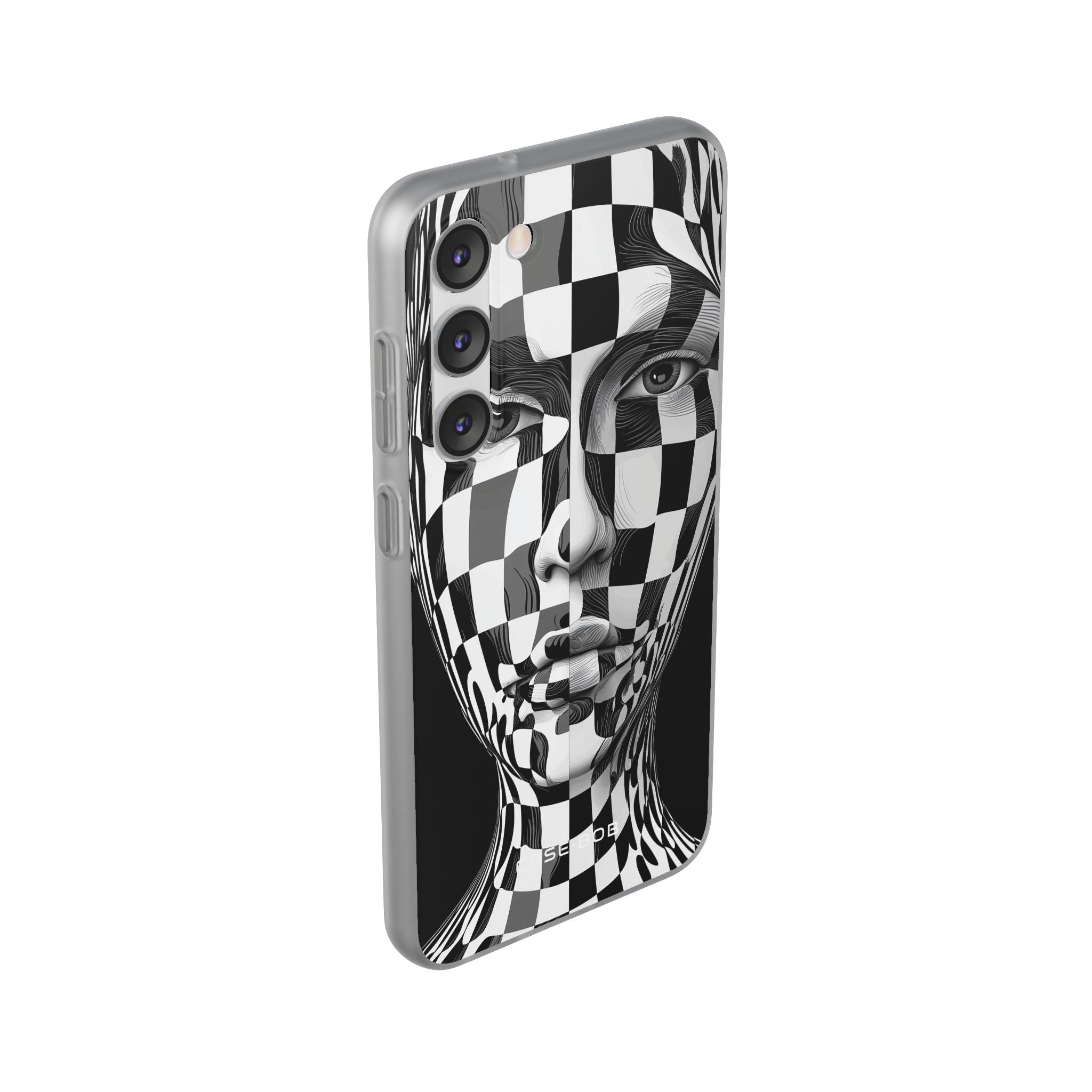 Checkered Face Samsung S23 Plus Case - Soft