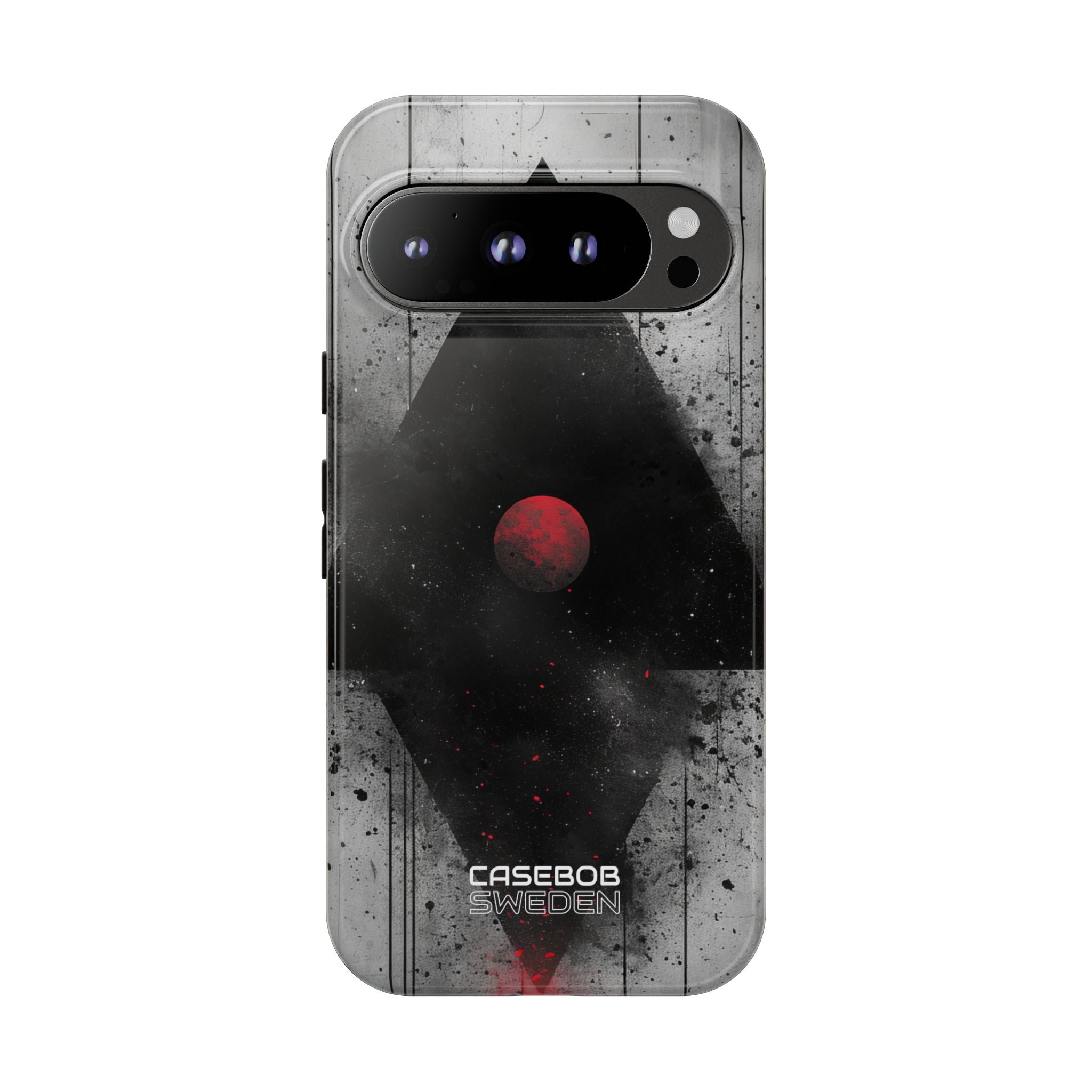 Crimson Core Geometry Google Pixel 9 - Tough