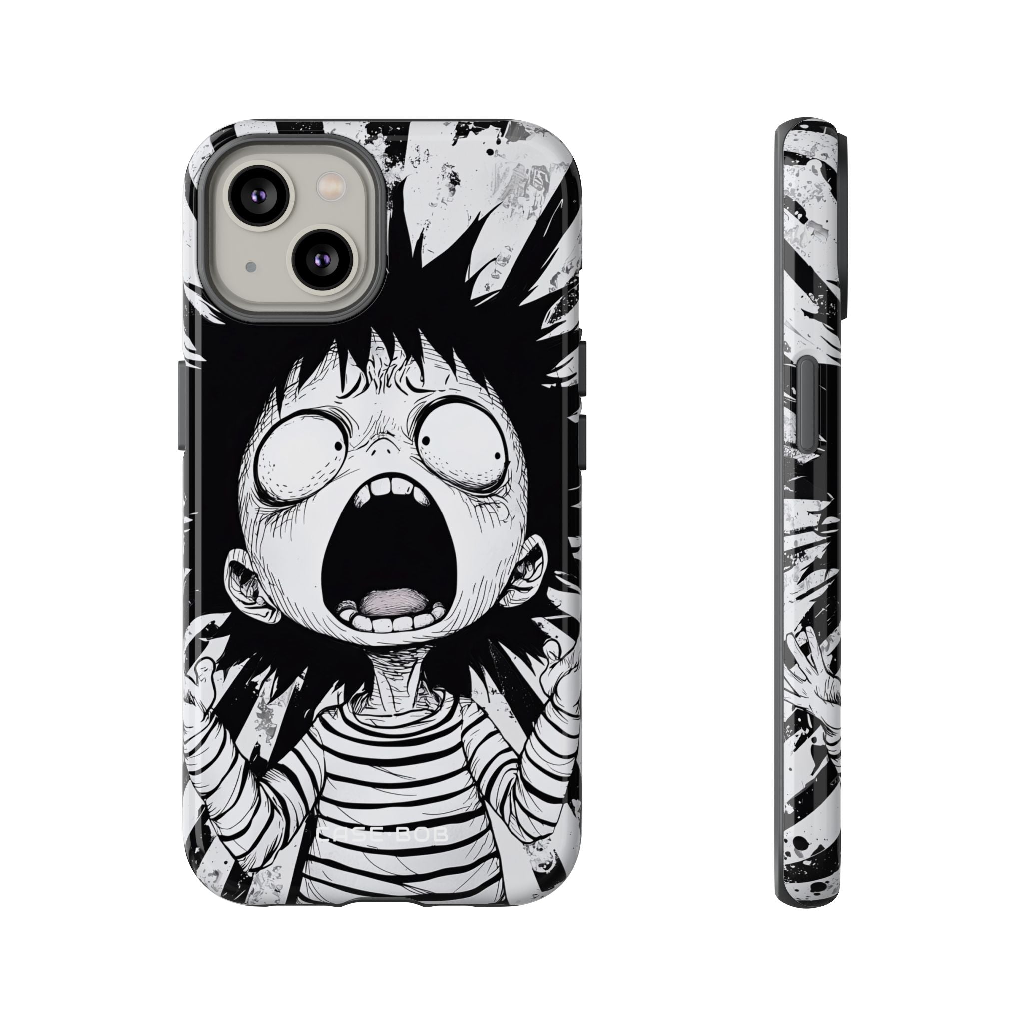 Screaming Stripes iPhone 14 Case - Tough