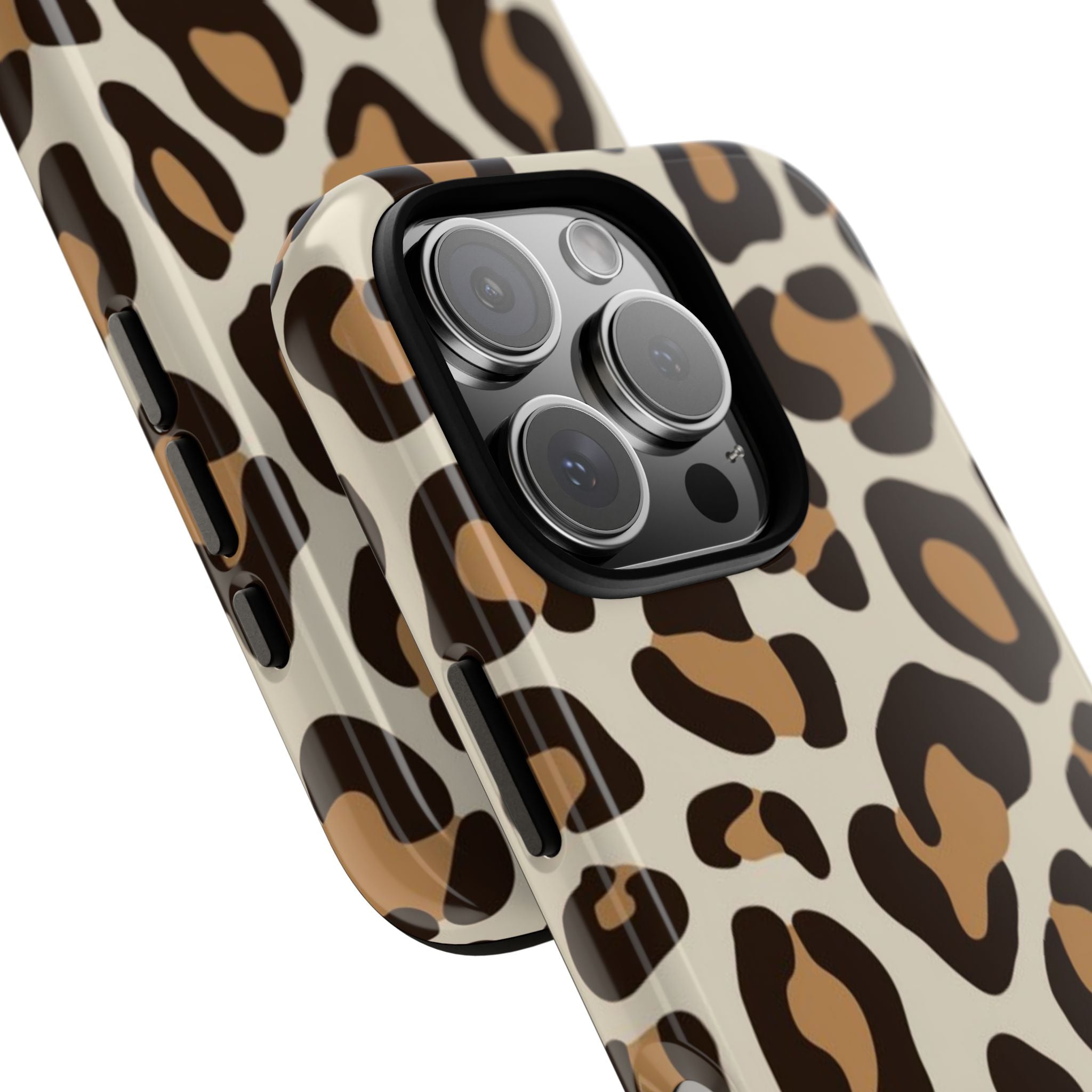 Leopard Print Elegance - iPhone Case