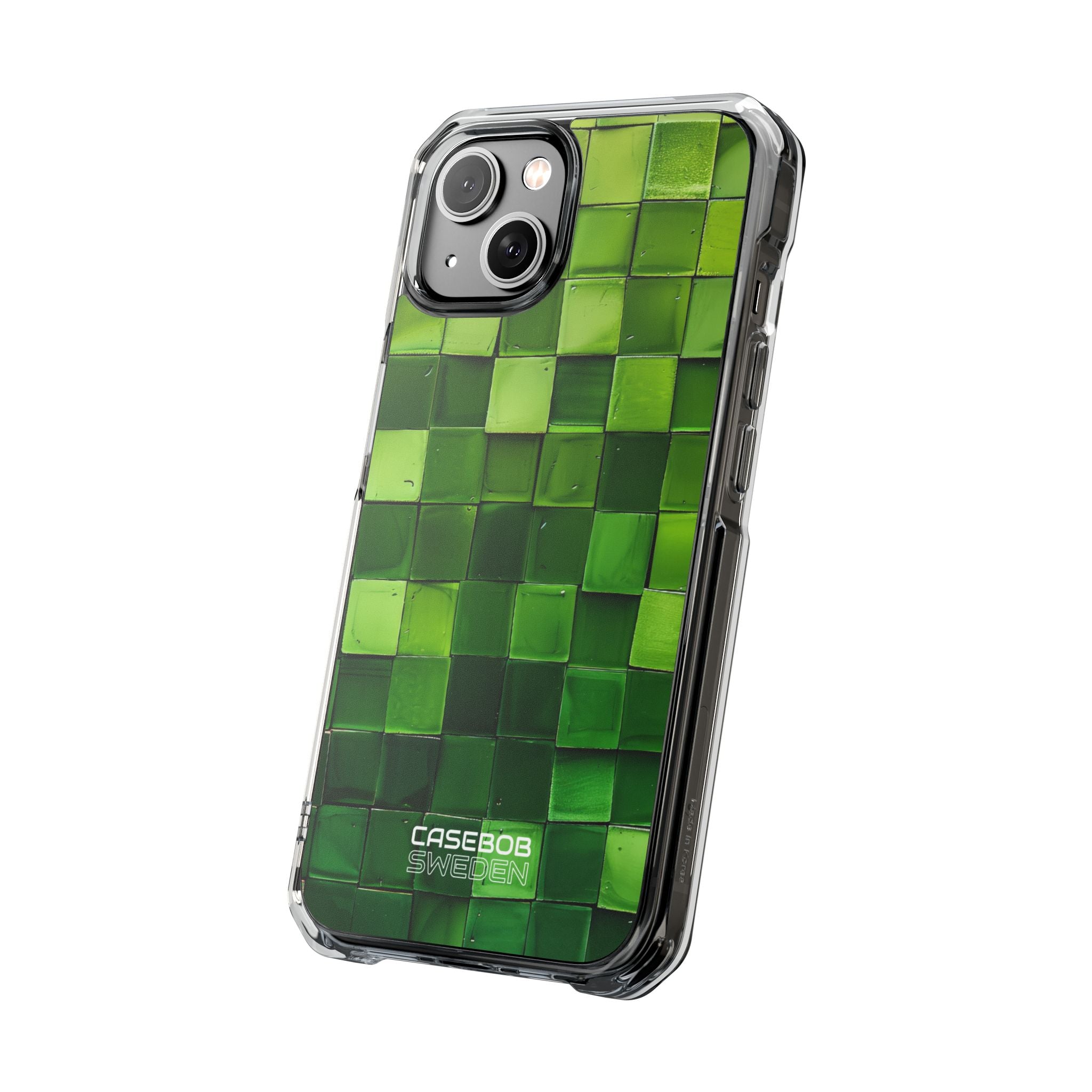 Green Tile Harmony iPhone 14 - Impact Clear+