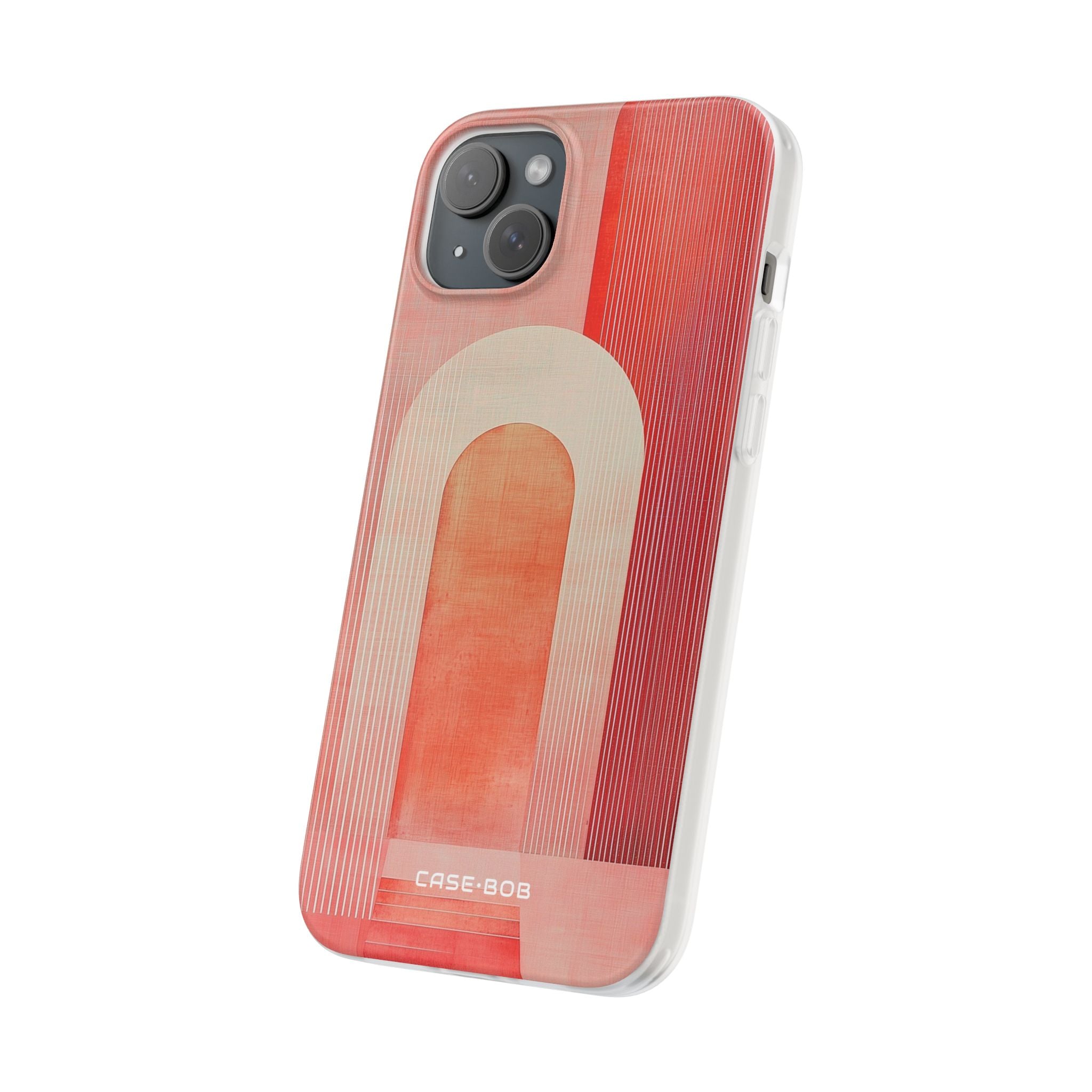 Crimson Arches iPhone 15 Plus Case - Soft