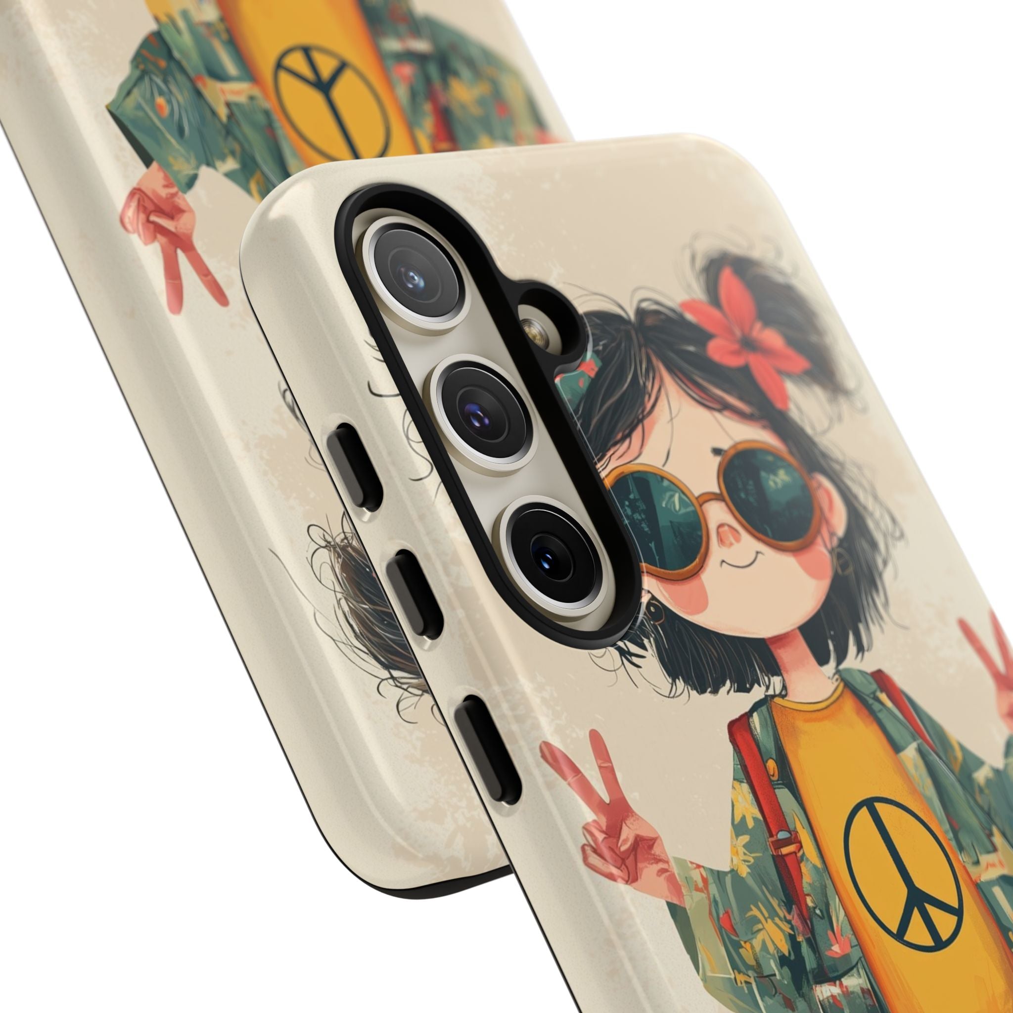 Peace Pigtails Samsung S24 Plus Case - Tough
