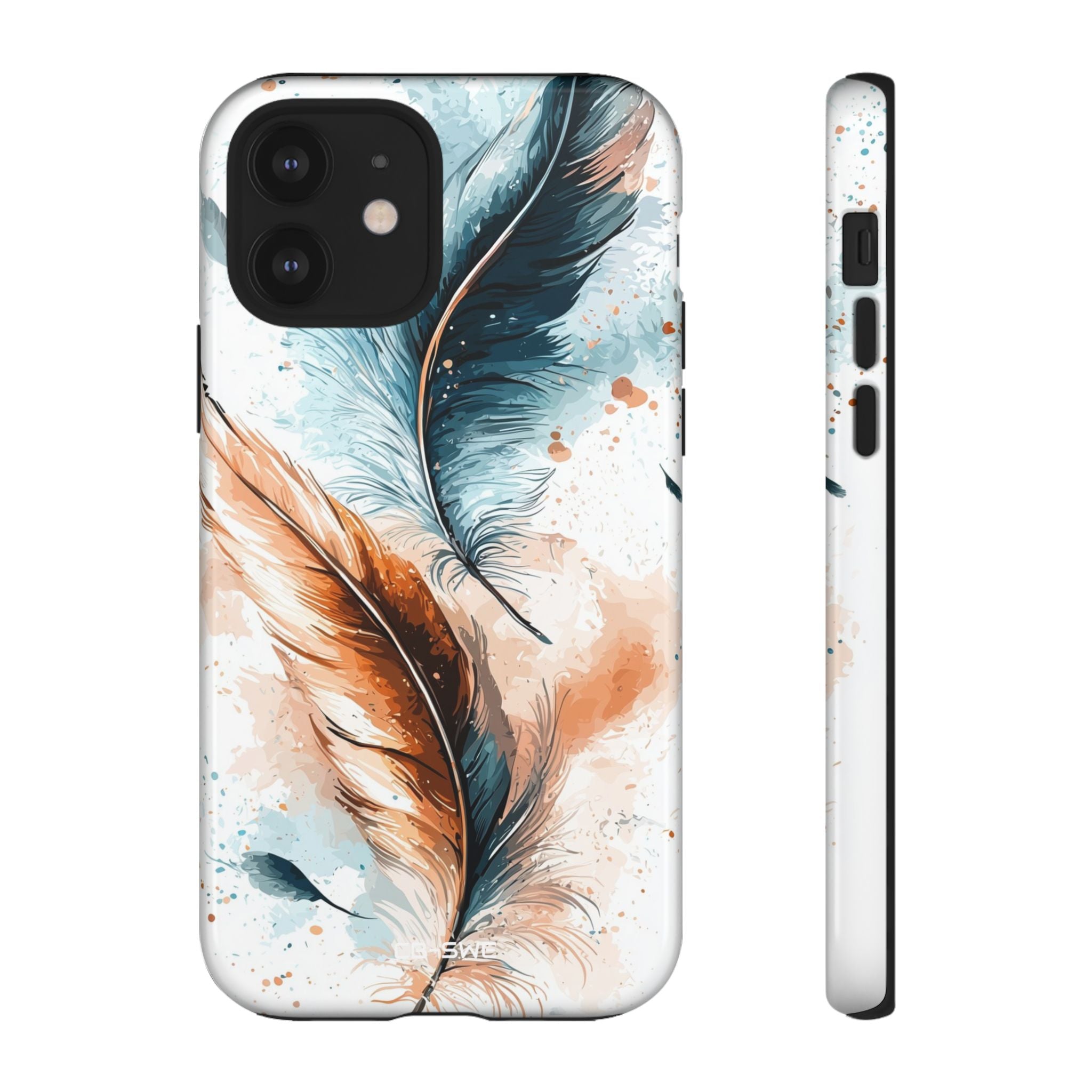 Feathers Dance Lightly - iPhone Case