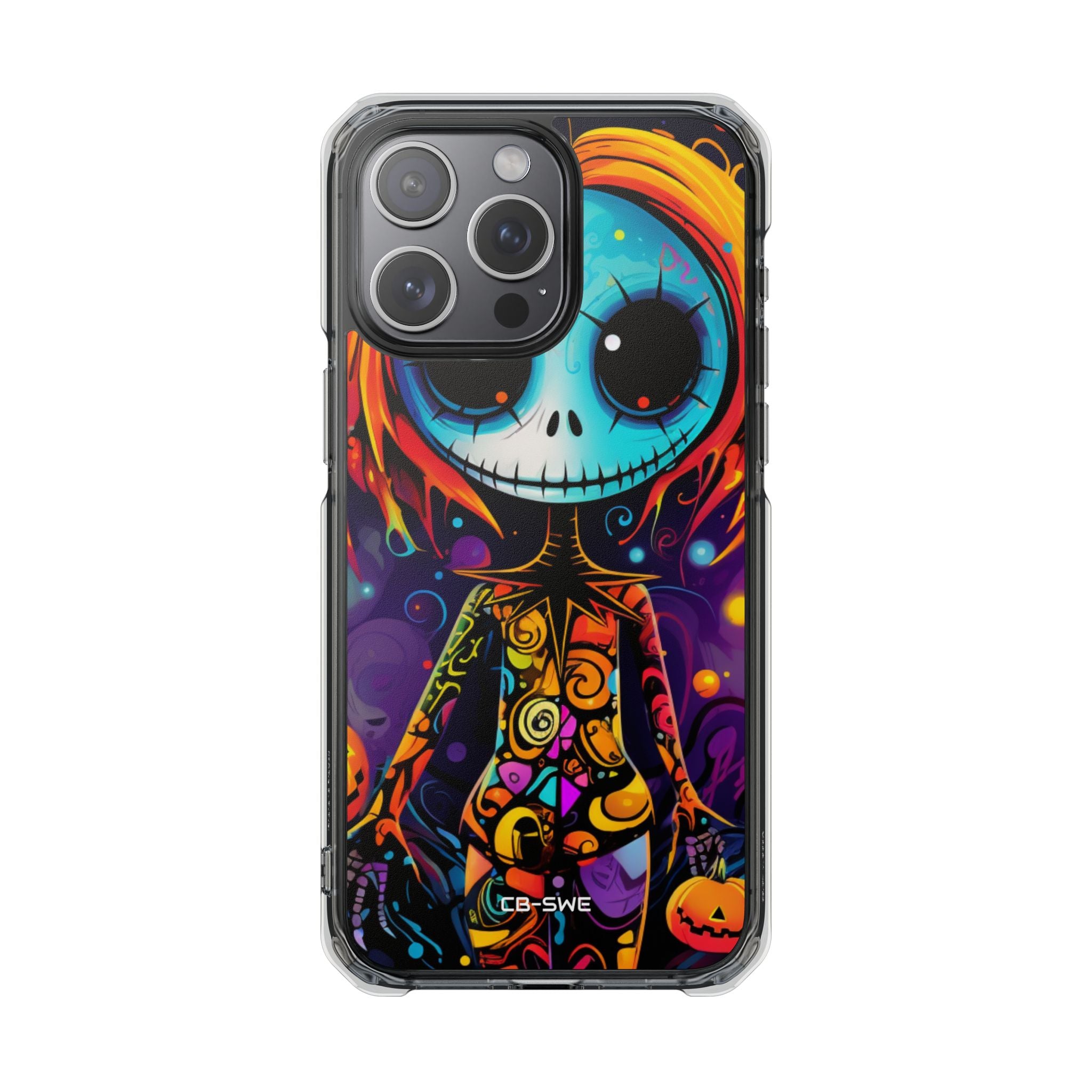 Skeletal Figure Laughs iPhone Case - Impact