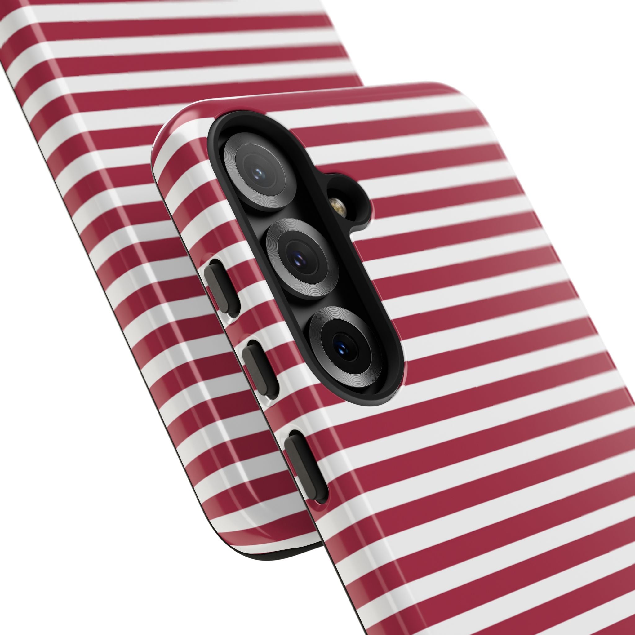 Crimson Stripes Flow - Samsung Case