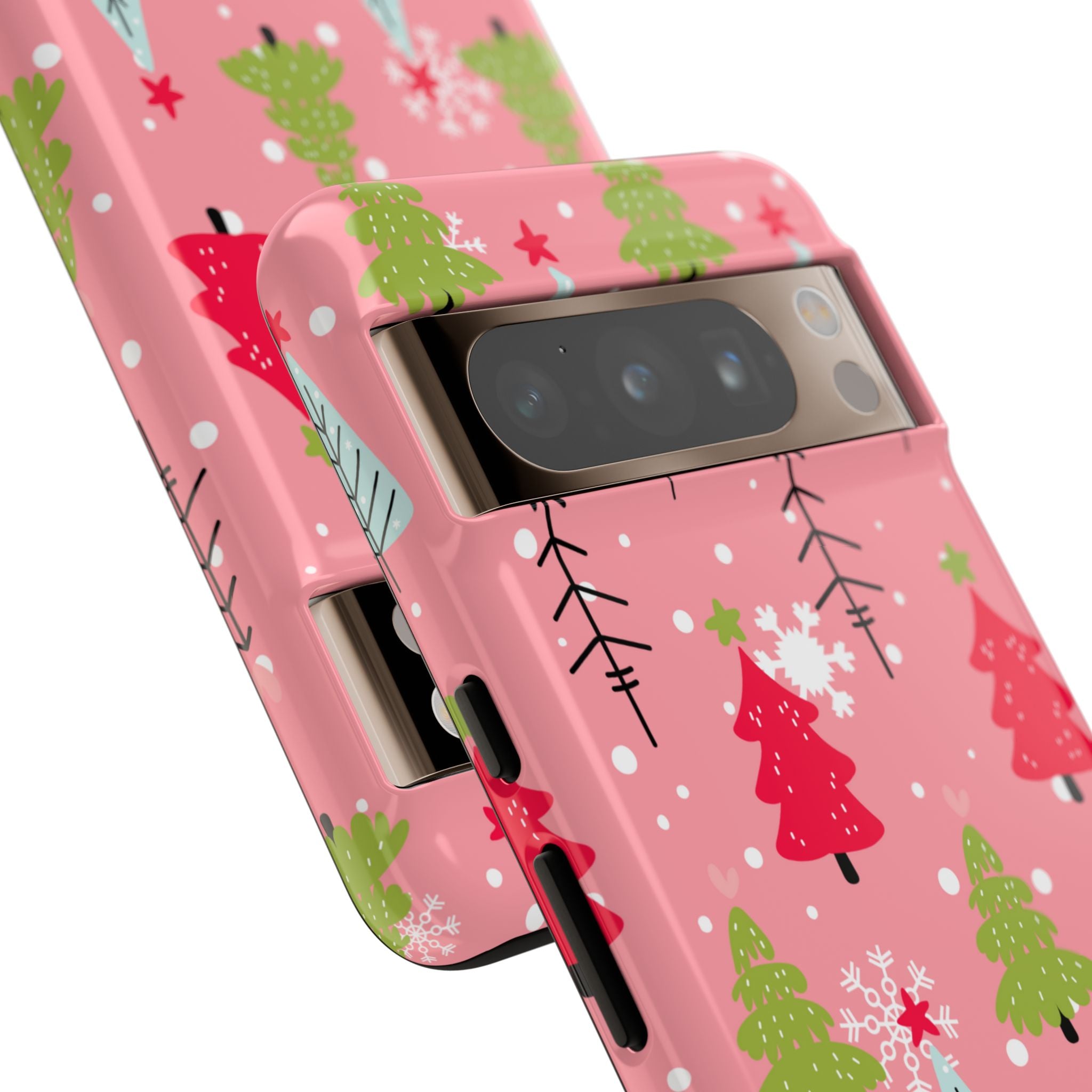 Snowflakes Dance Playfully - Google Pixel Case