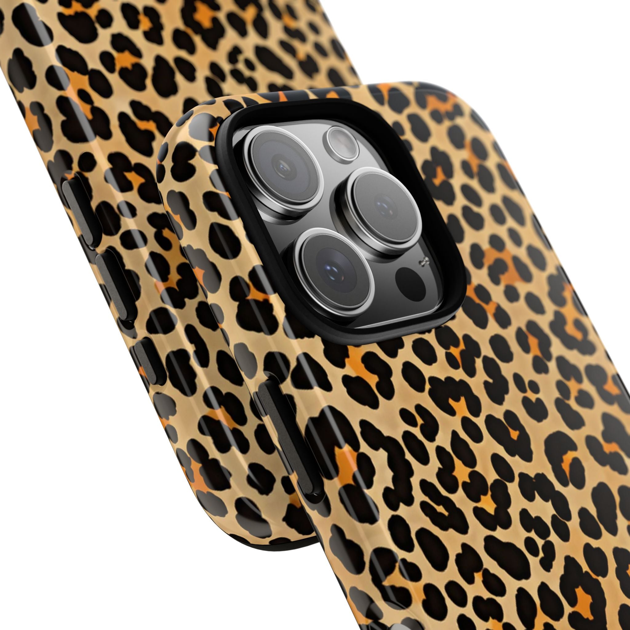 Leopard Print Elegance - iPhone Case