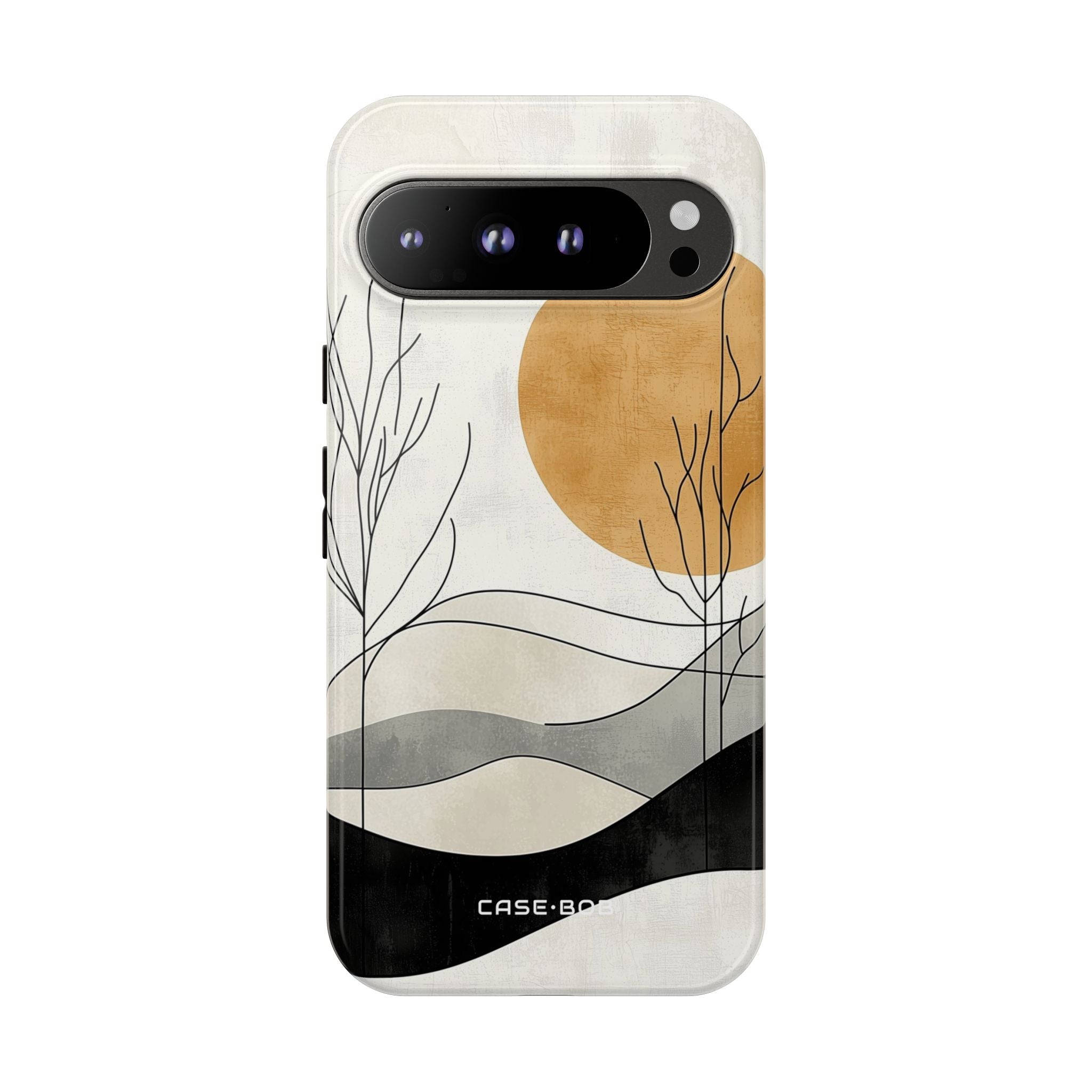 Orange Halo Google Pixel 9 Pro XL Case - Tough