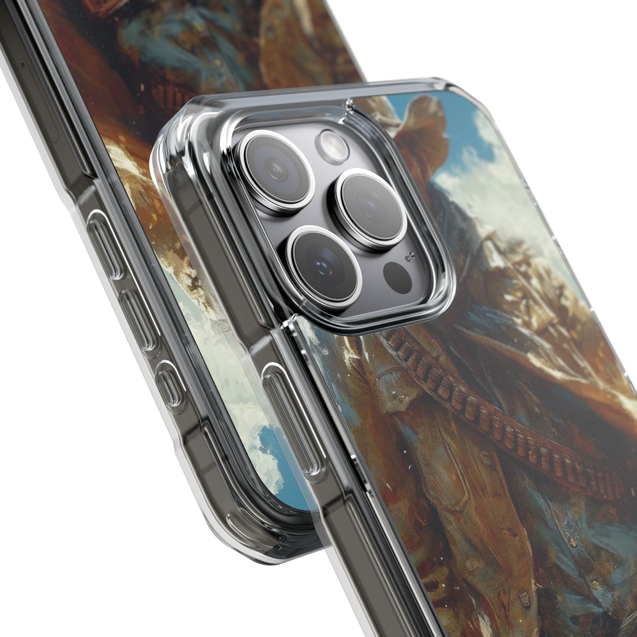 Western Horizon Rider iPhone 15 - Impact Clear+