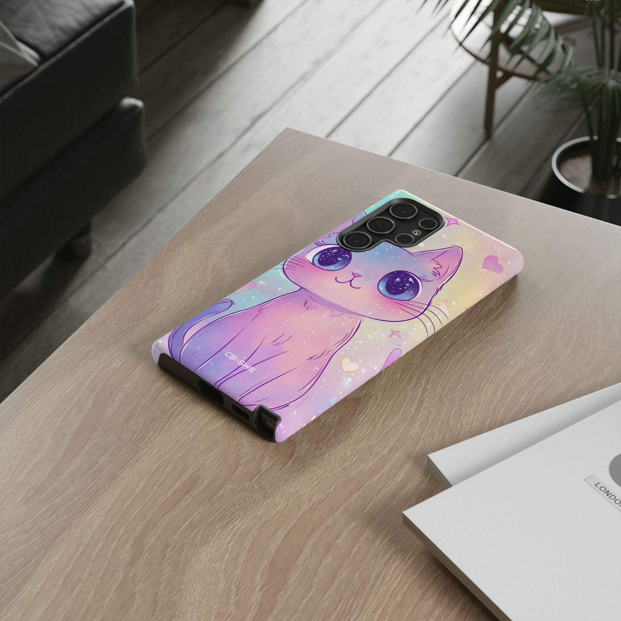 Sparkling Cat Smiles - Samsung Case