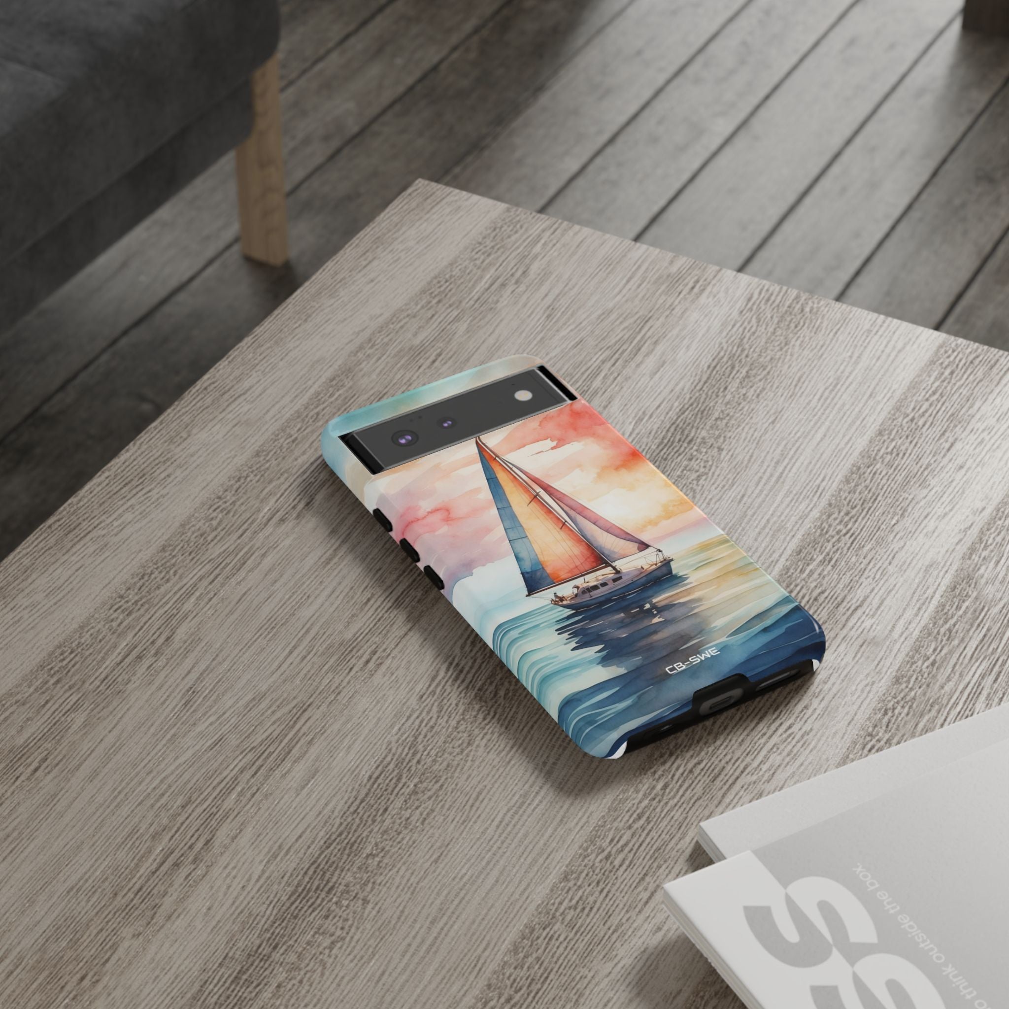 Sailboat Glides Calm - Google Pixel Case