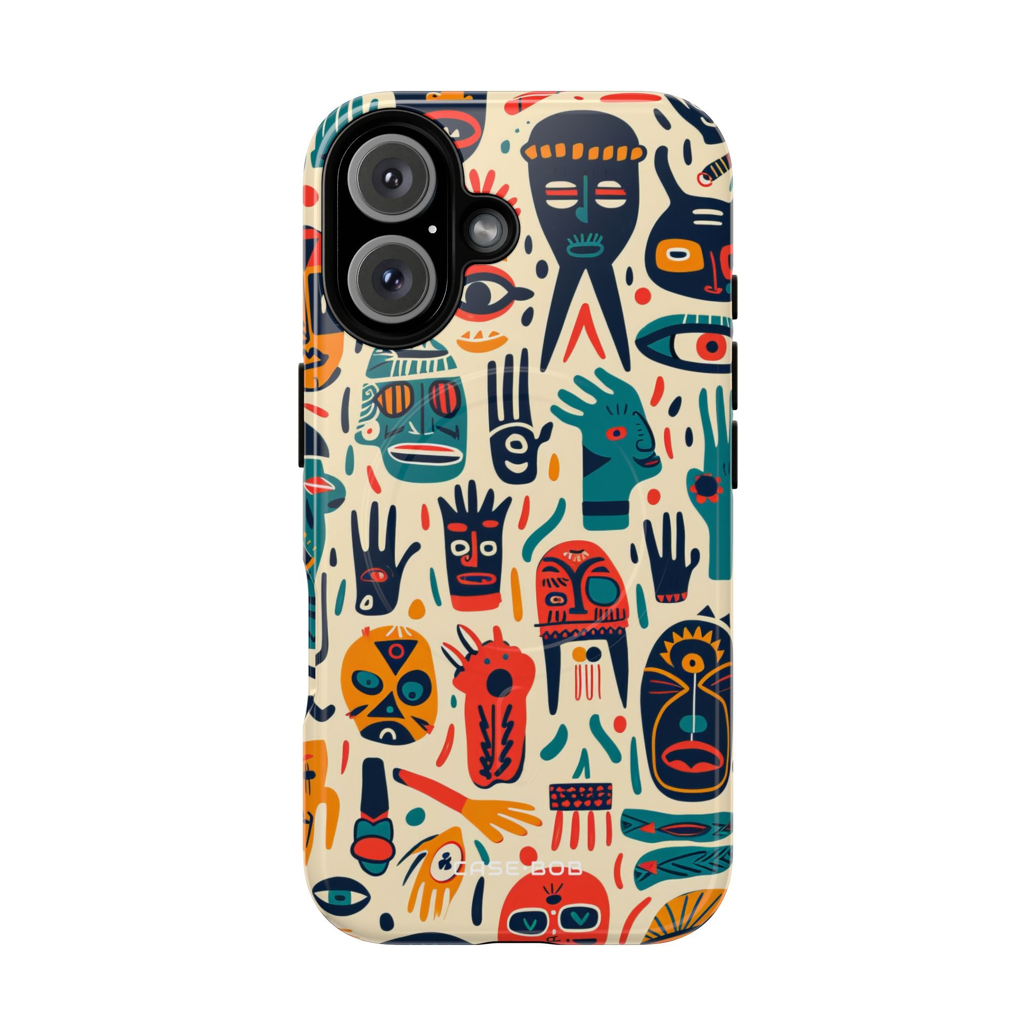 Vivid Faces iPhone 16 Case - Tough+