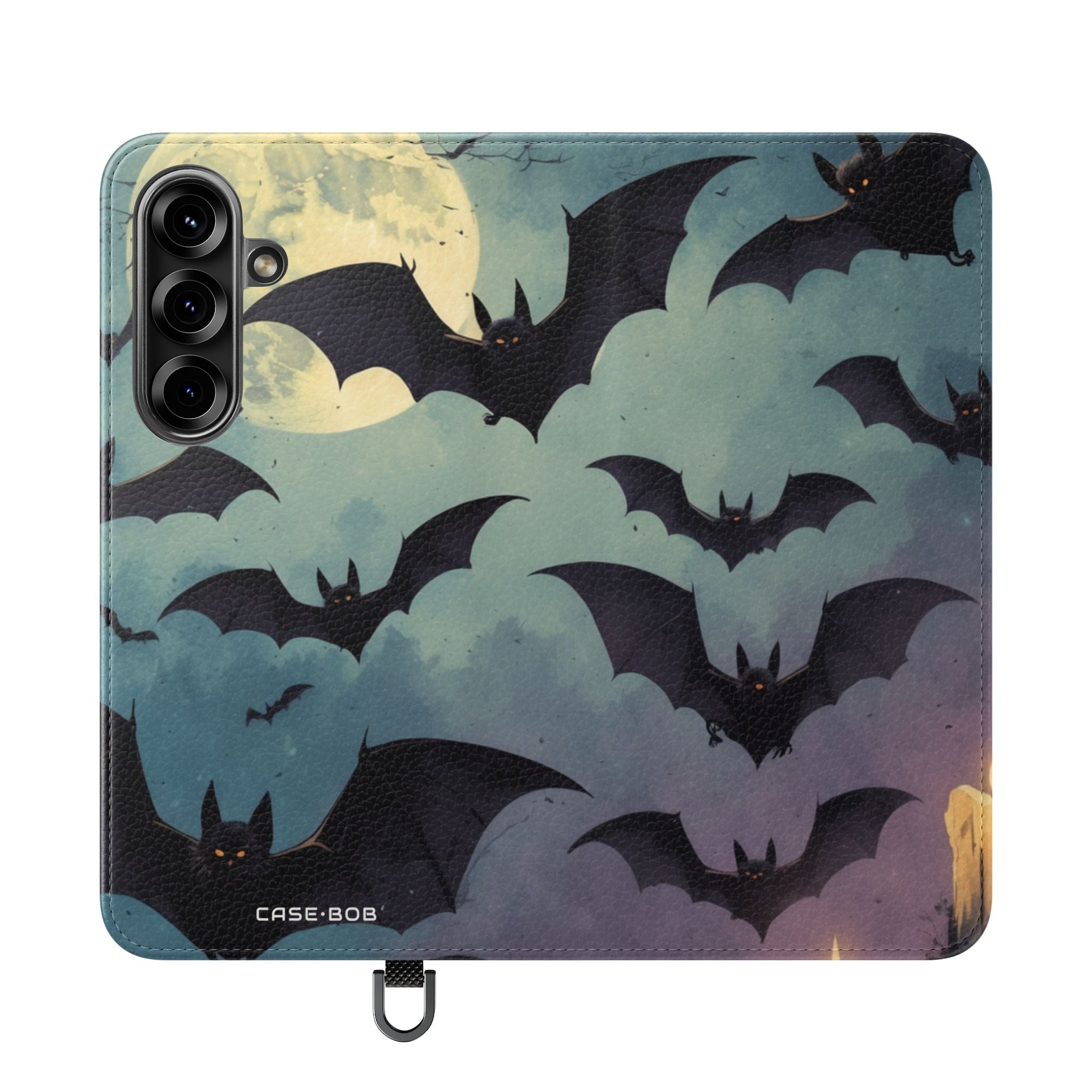 Hehkuvat lepakon siivet - Samsung S25 Case - lompakkotasku