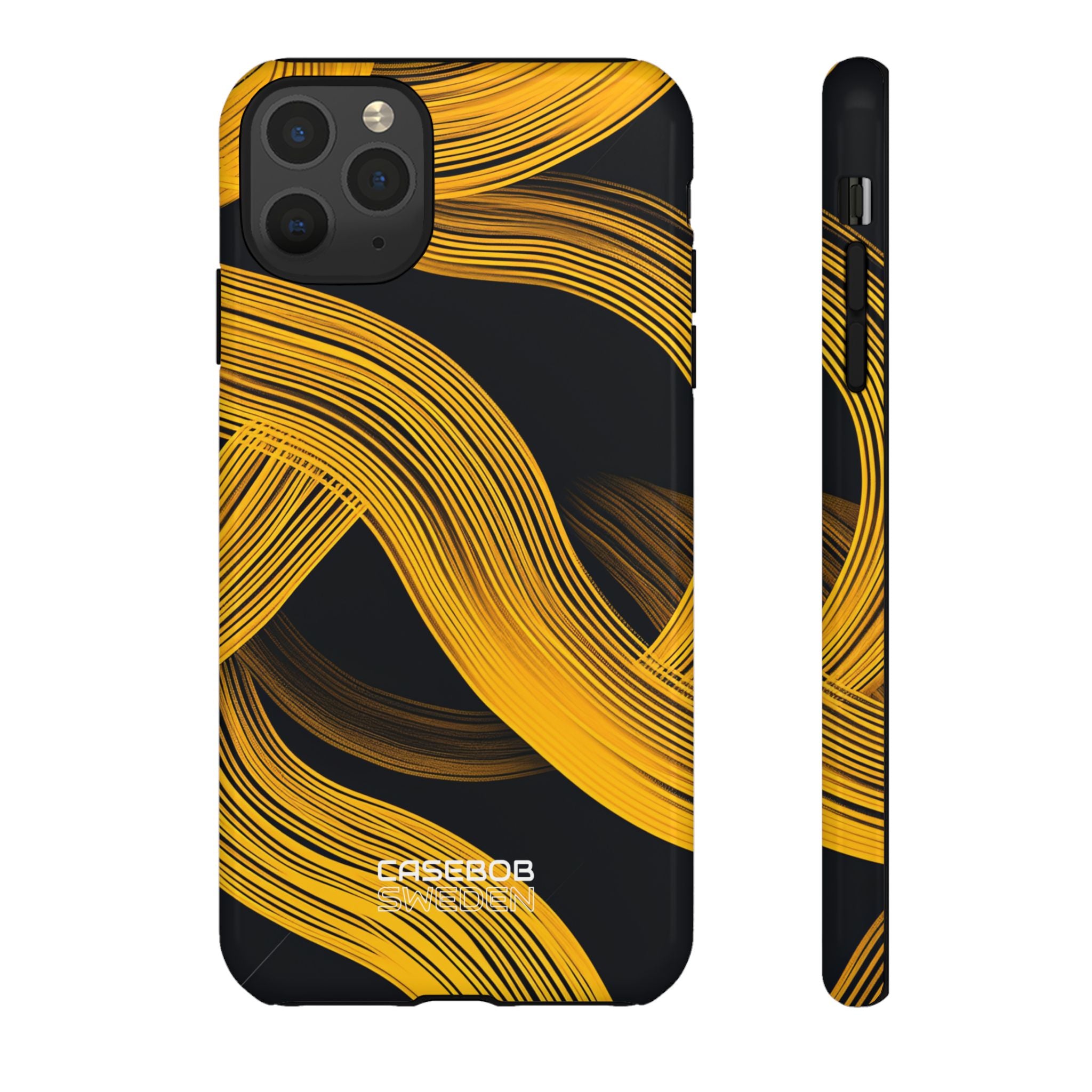 Yellow Flow Lines iPhone 11 - Tough