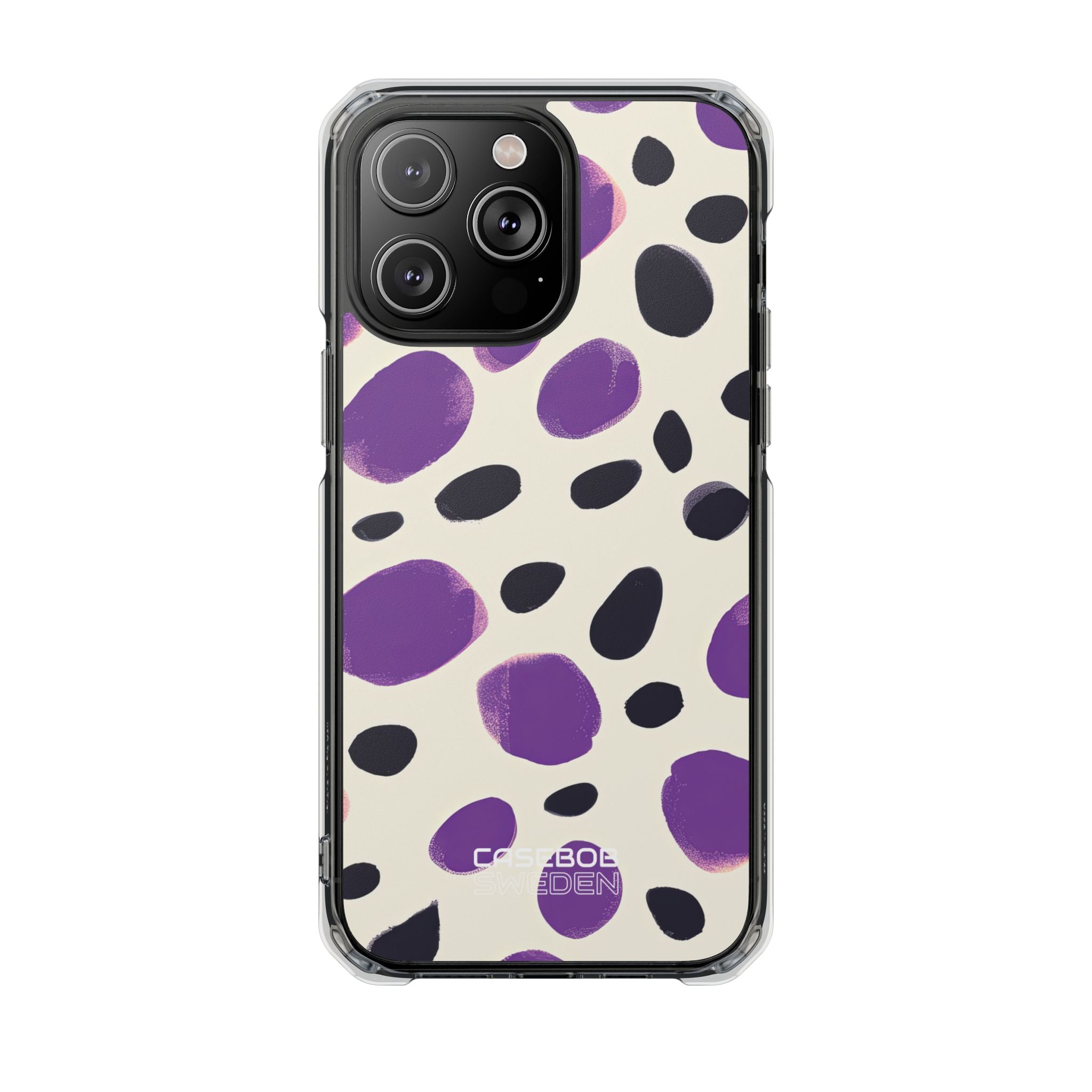 Purple Pebble Dance iPhone 14 - Impact Clear+