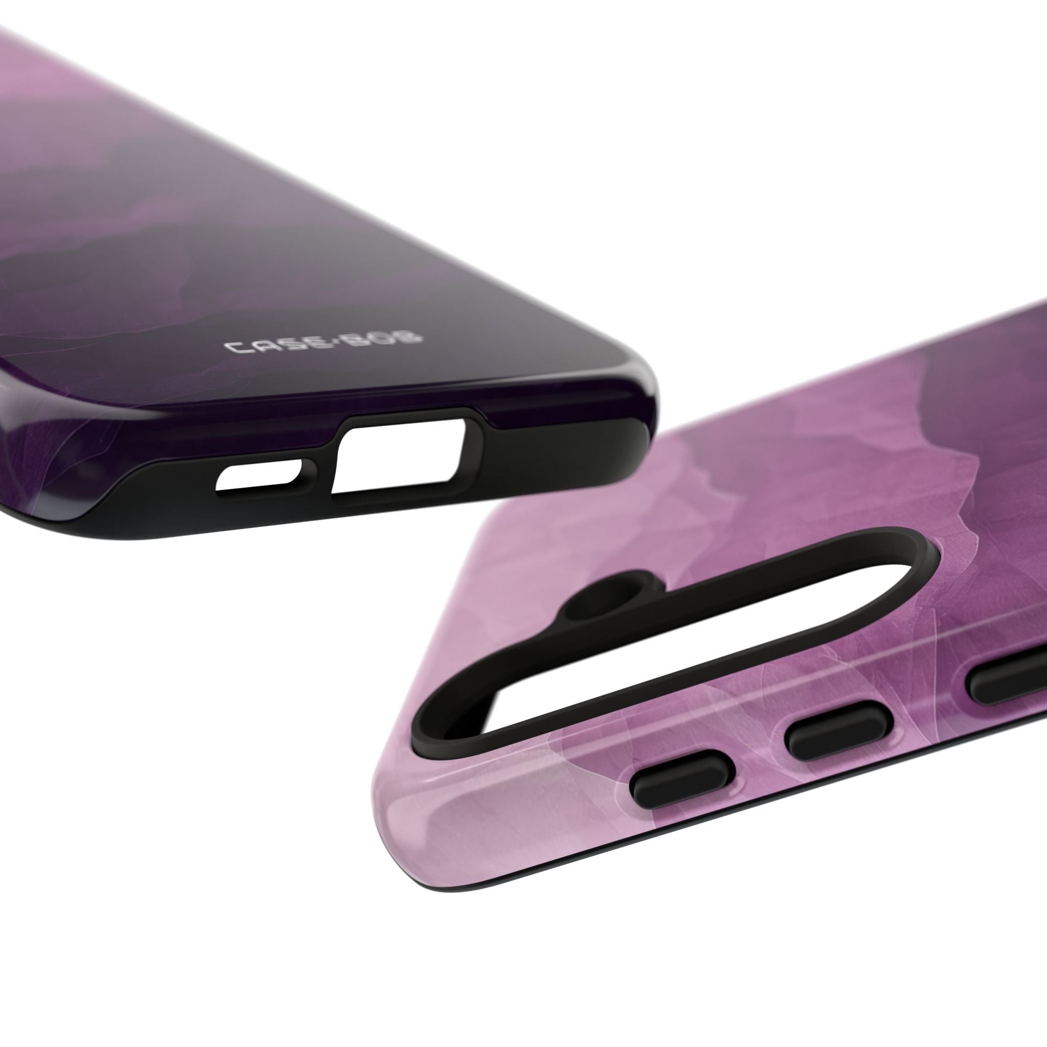 Purple Wave Layers Samsung S24 Case - Tough