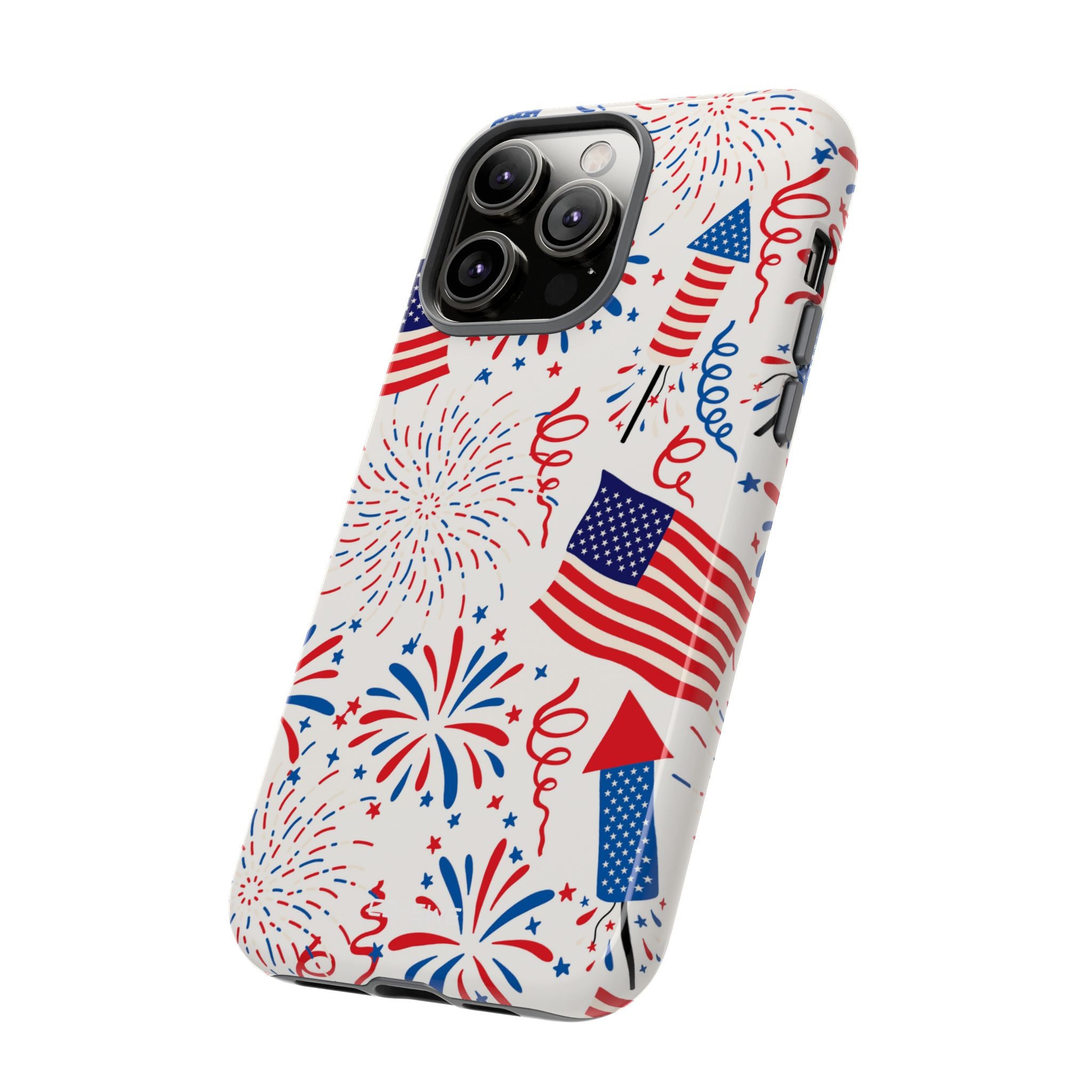 Fireworks Burst Bright - iPhone Case