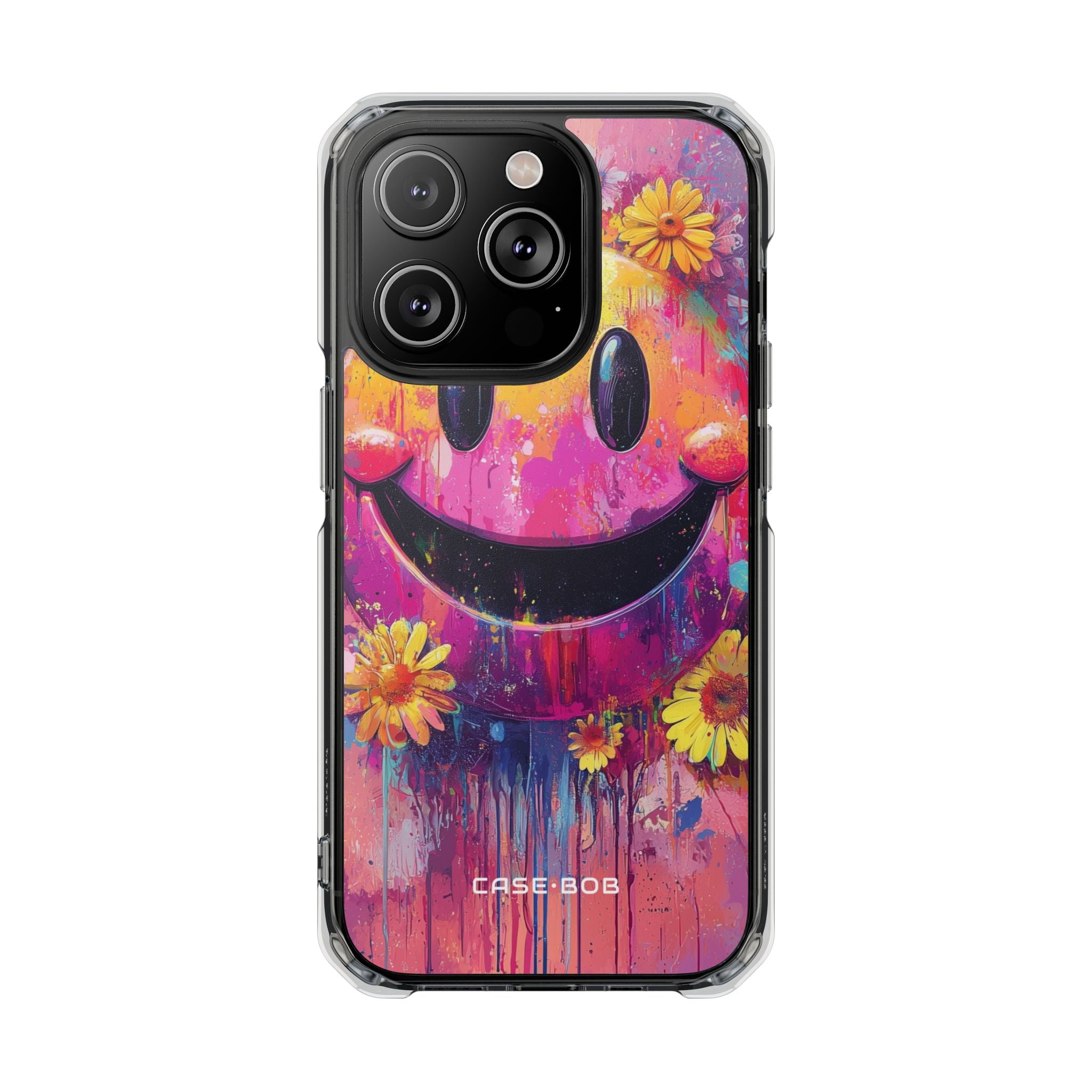 Smiley Bloom iPhone 14 Pro Case - Impact