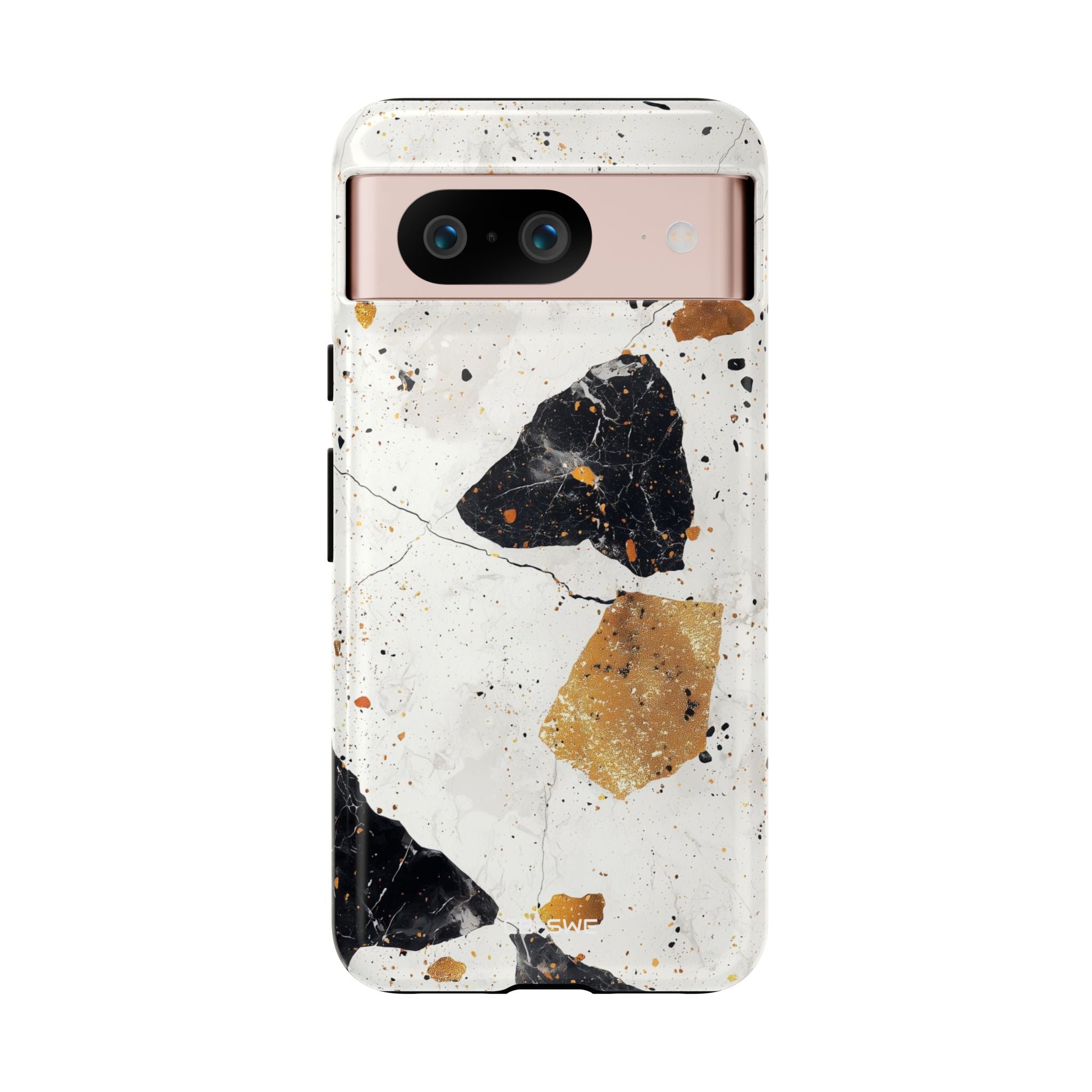 Golden Shapes Dance - Google Pixel Case