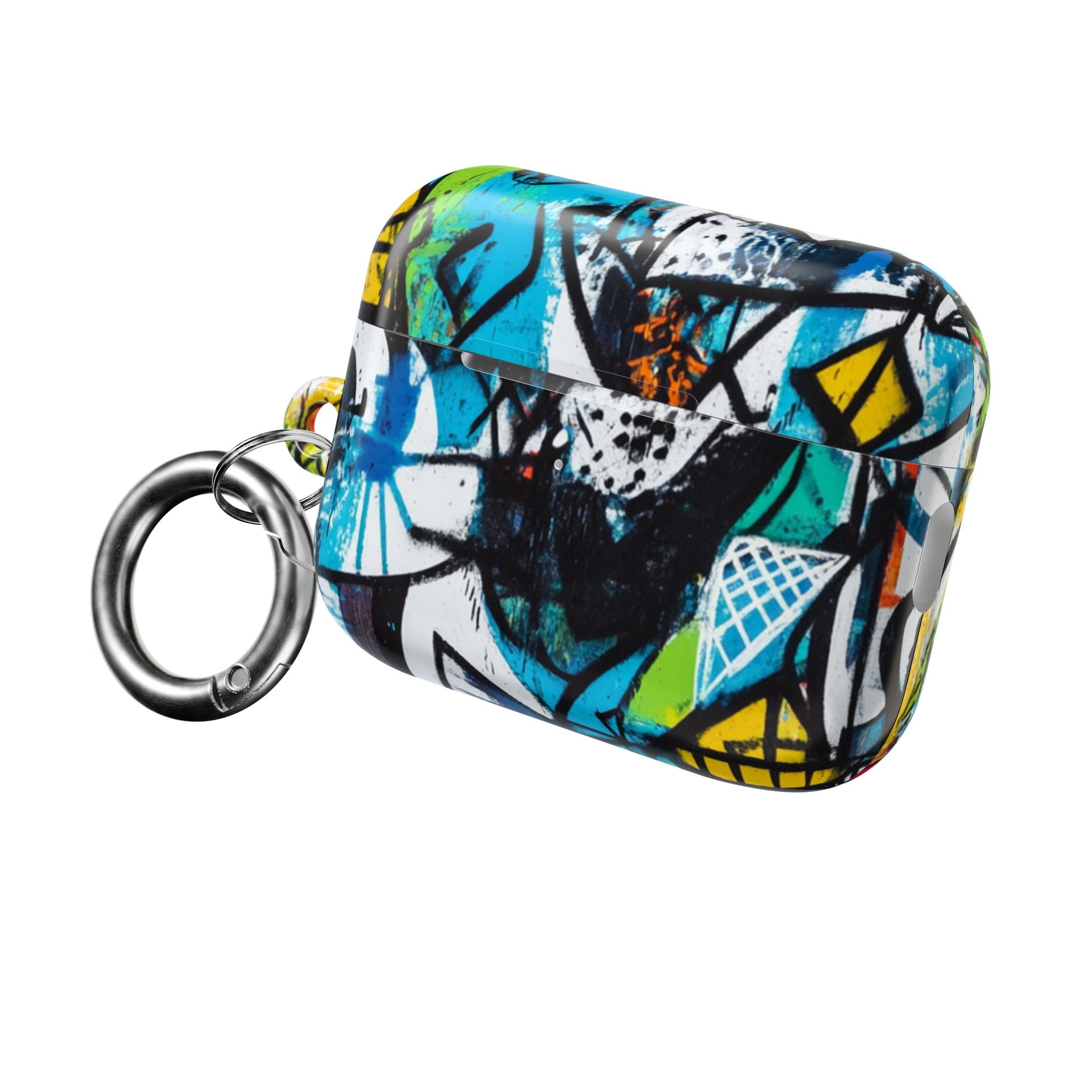 Bold Shapes Blue - AirPods Case