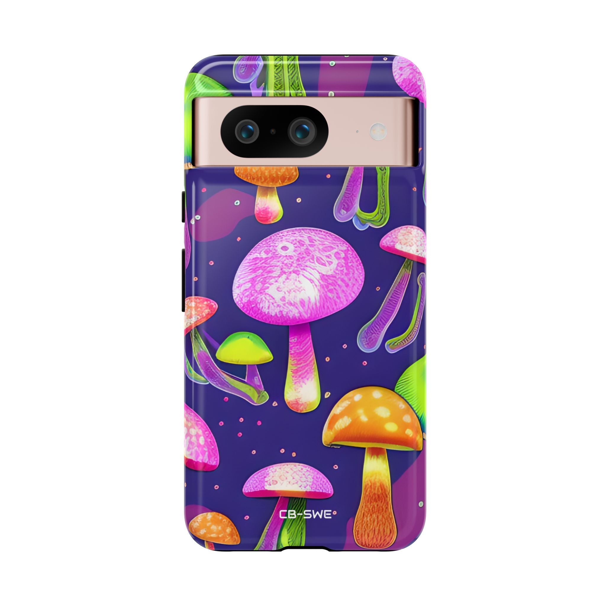 Neon Mushroom Dreams - Google Pixel Case