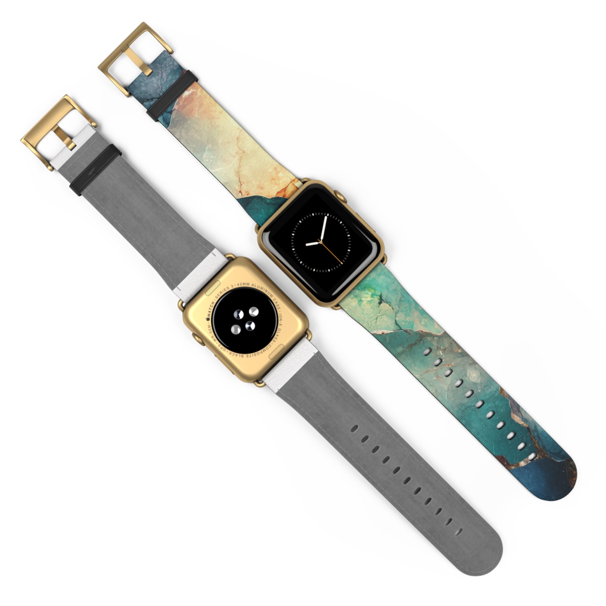 Fractured Gemstone Teal - Watch Band
