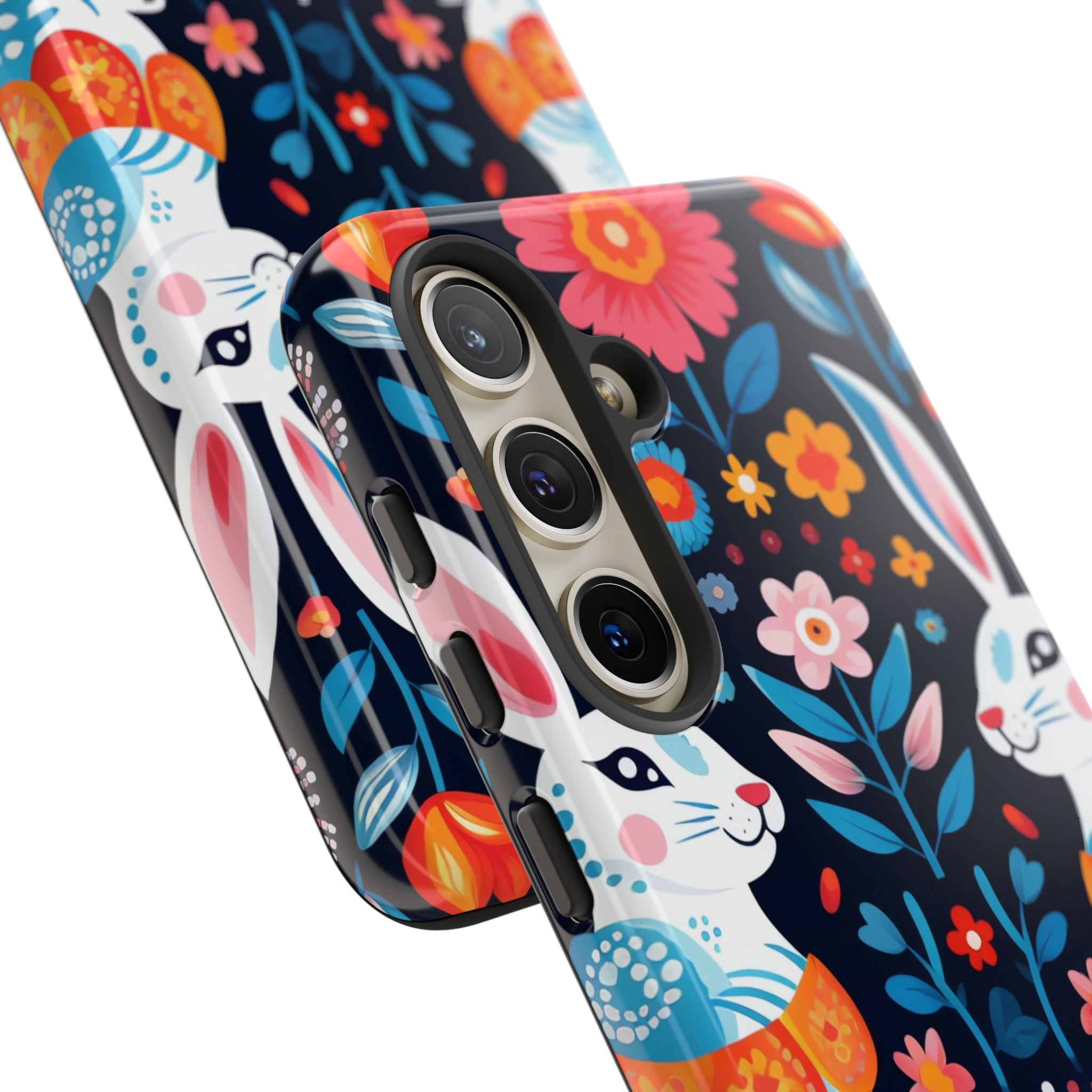 Bunnies Hop Flowers - Samsung Case