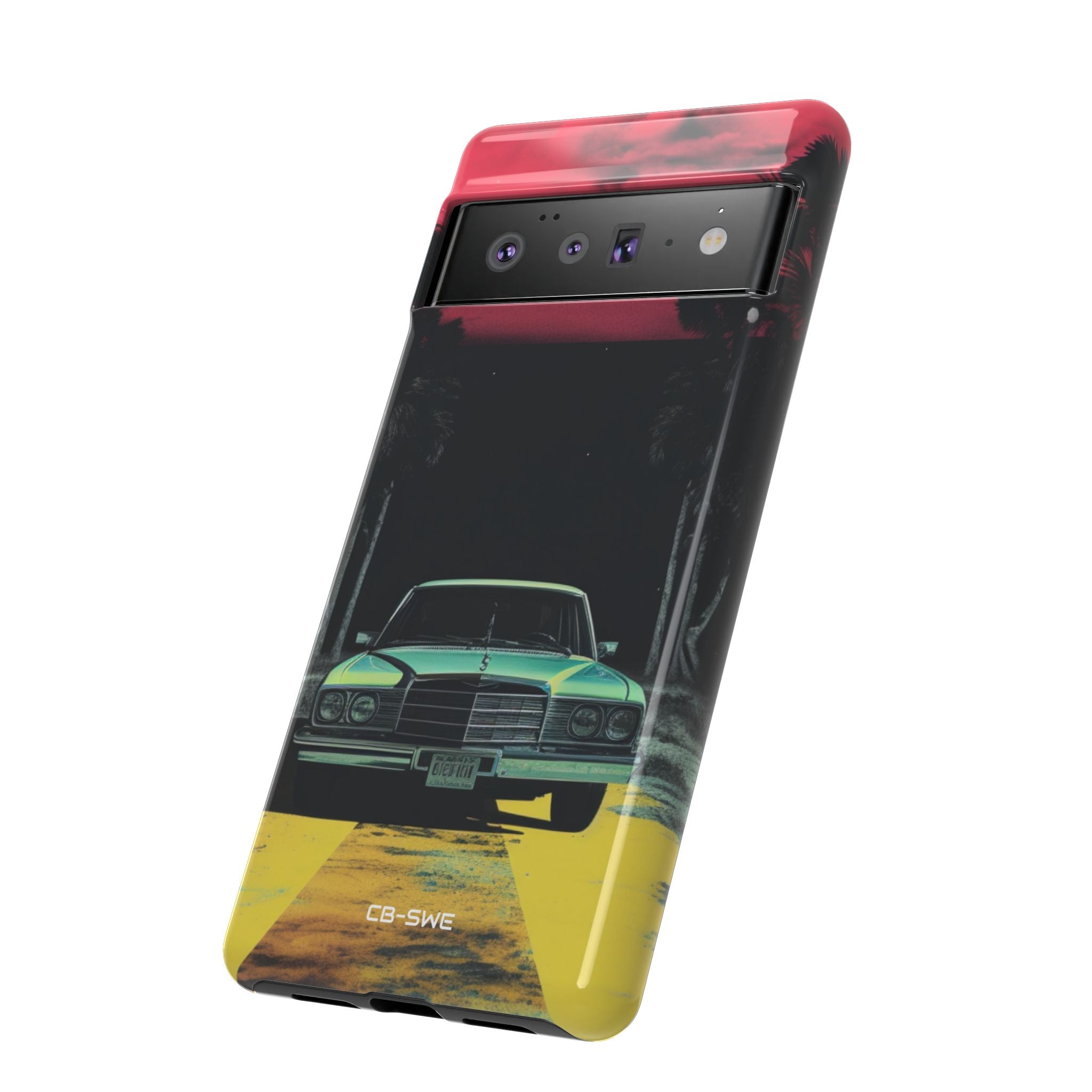 Retro Futuristic Nightscape - Google Pixel Case