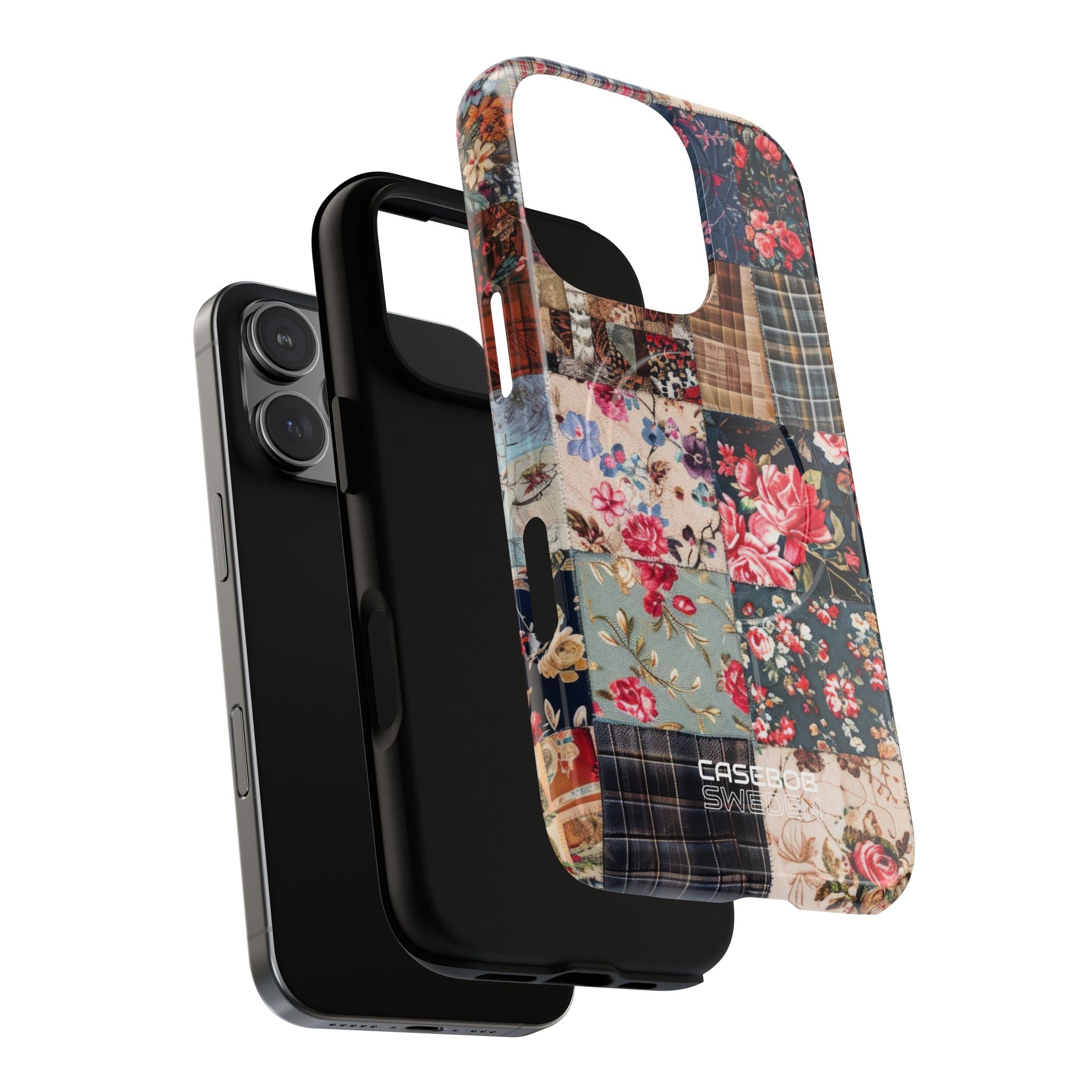 Patchwork Floral Quilt iPhone 16 - Tough+