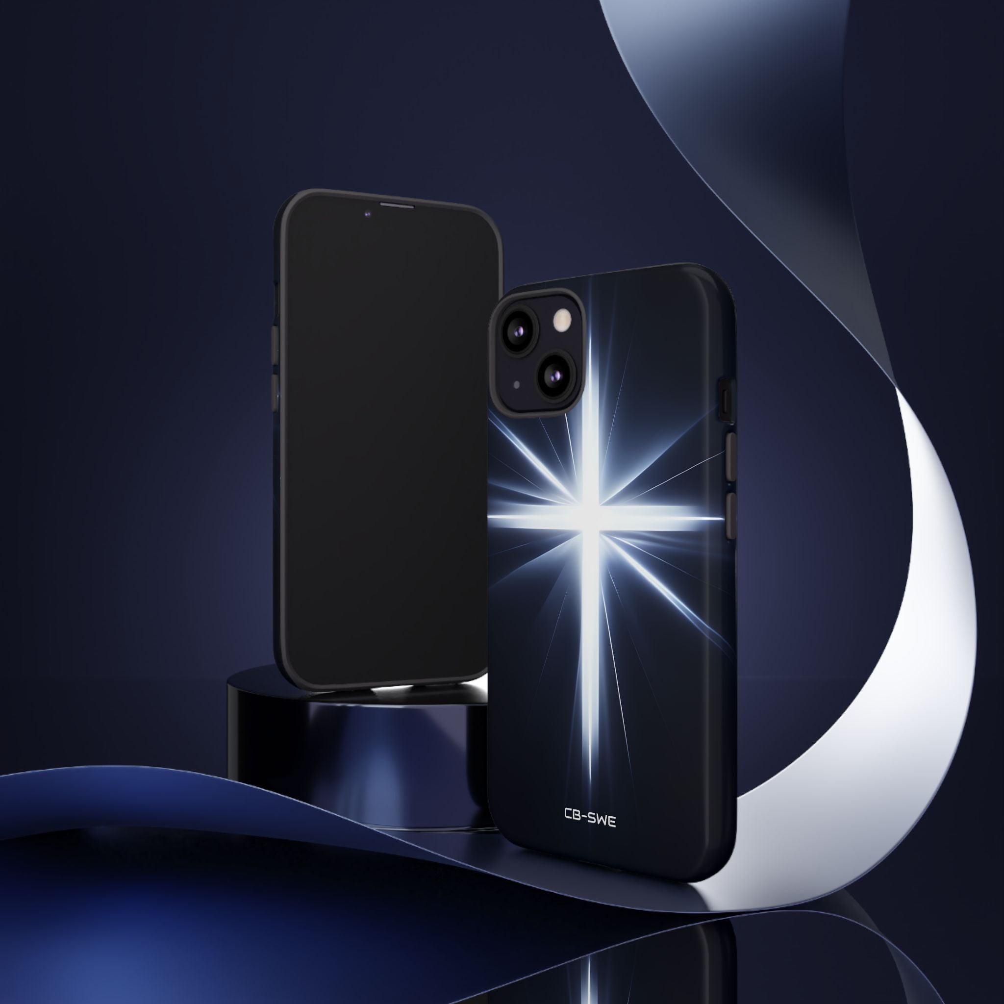 Luminous Cross Radiance - iPhone Case