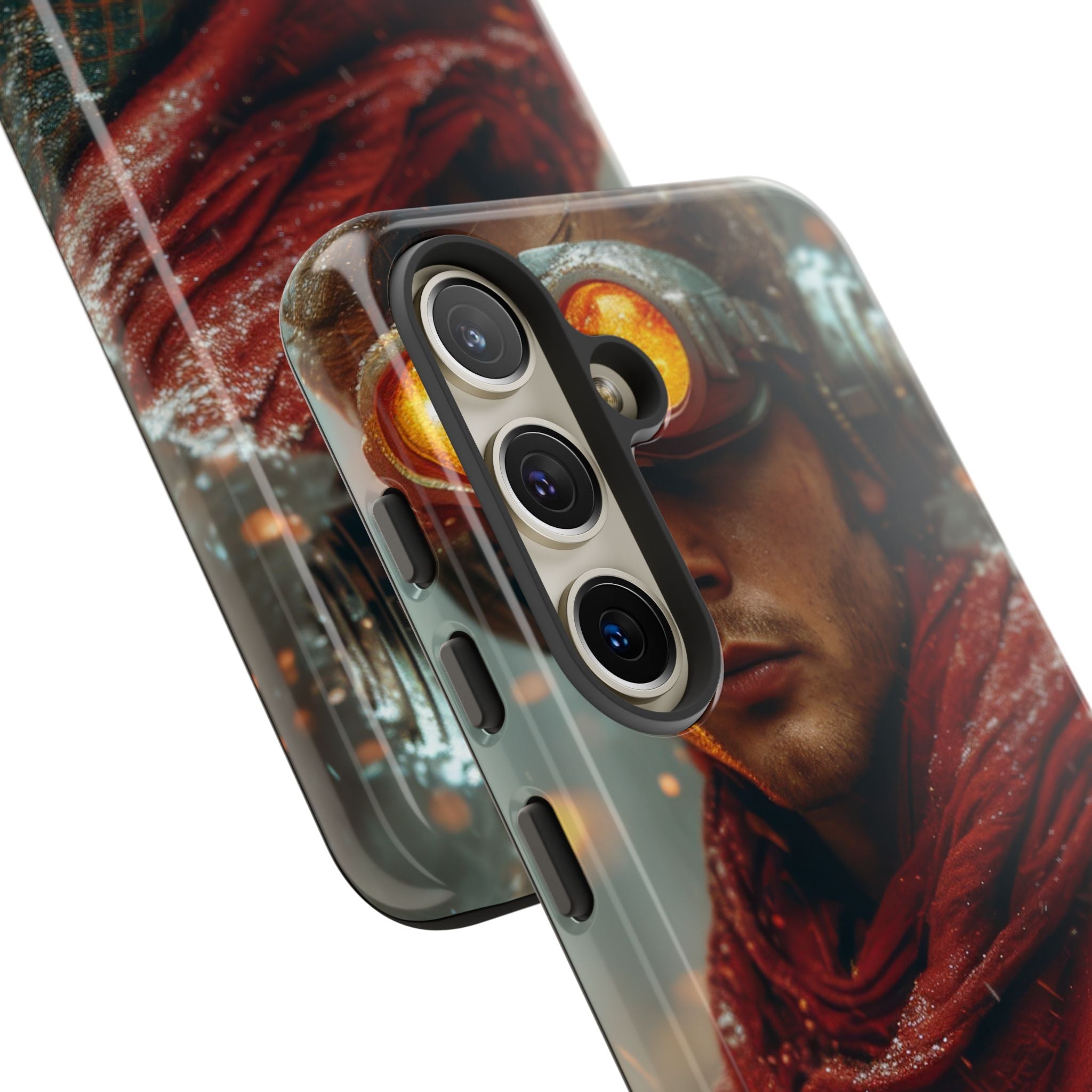 Futuristic Steampunk Explorer Samsung S24 - Tough