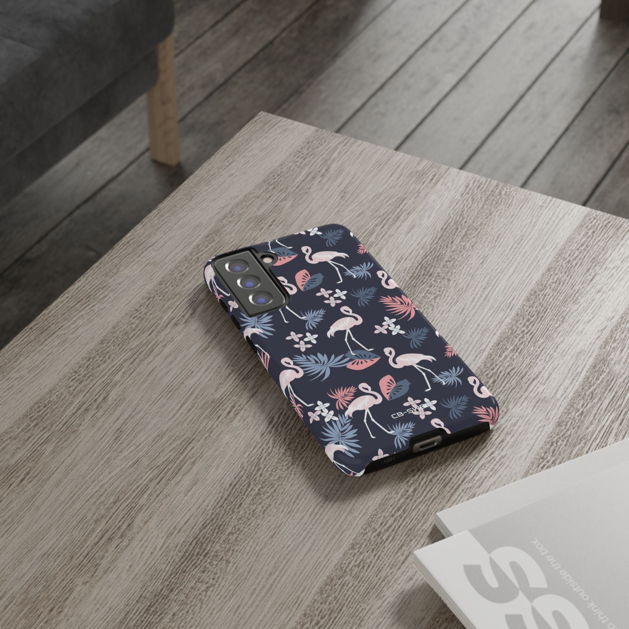 Flamingos Dance Playfully - Samsung Case