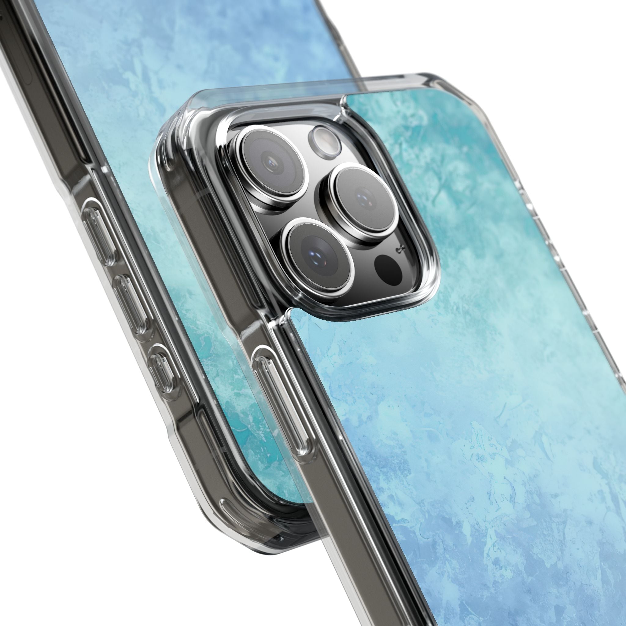 Ocean Mist Whisper iPhone 16 - Impact Clear+