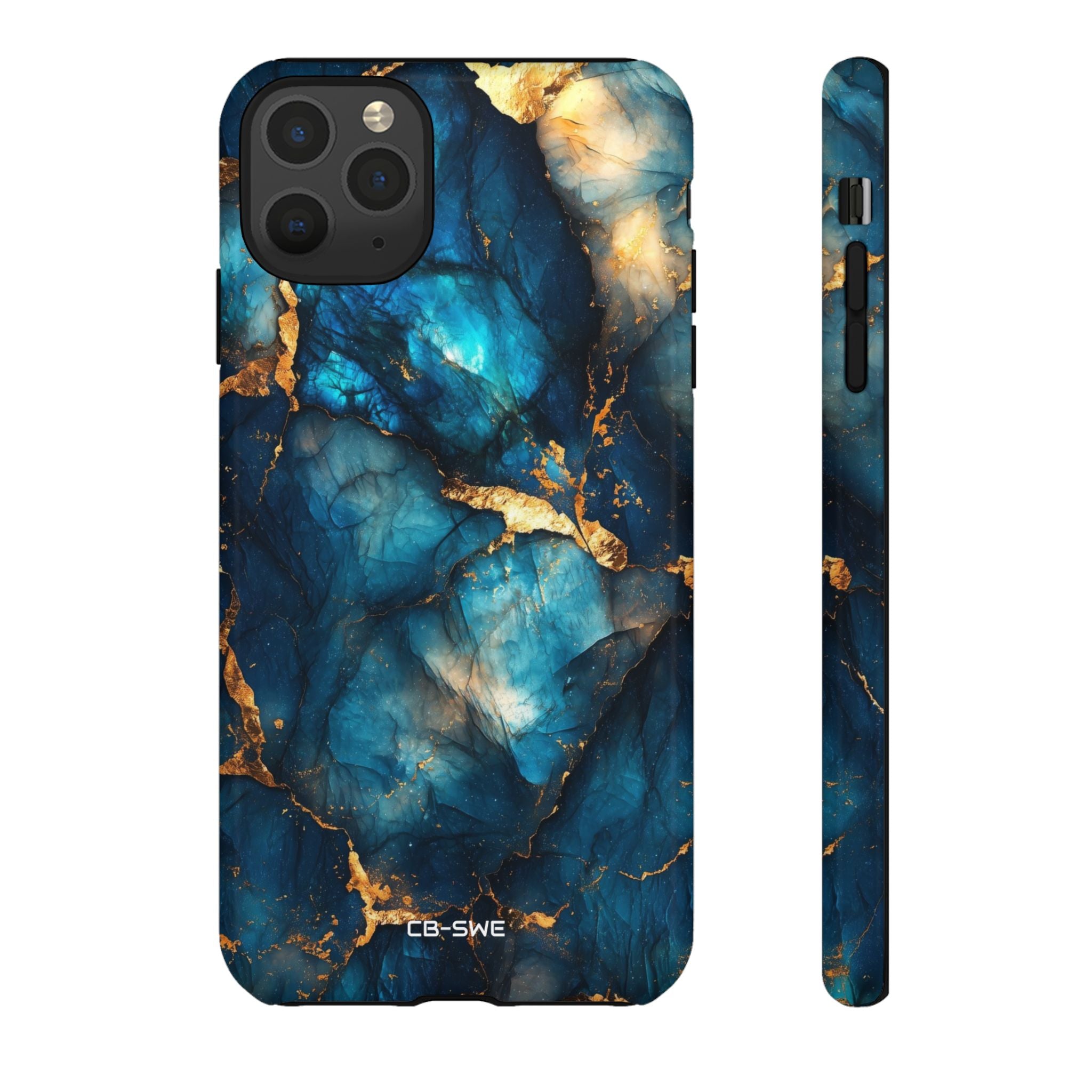 Luminous Gold Veins - iPhone Case