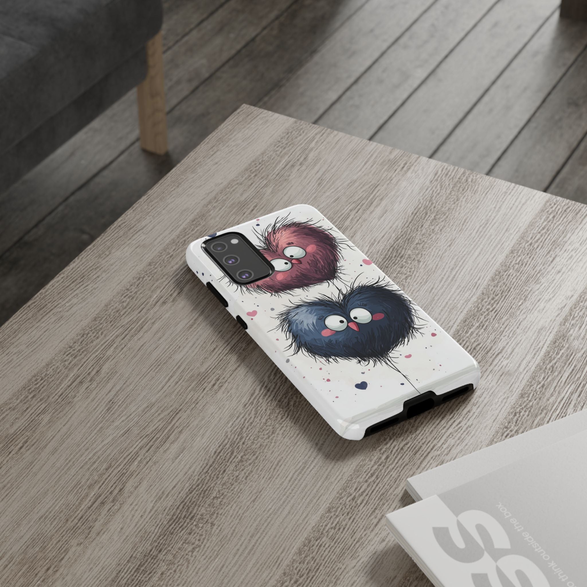 Fluffy Hearts Embrace - Samsung Case