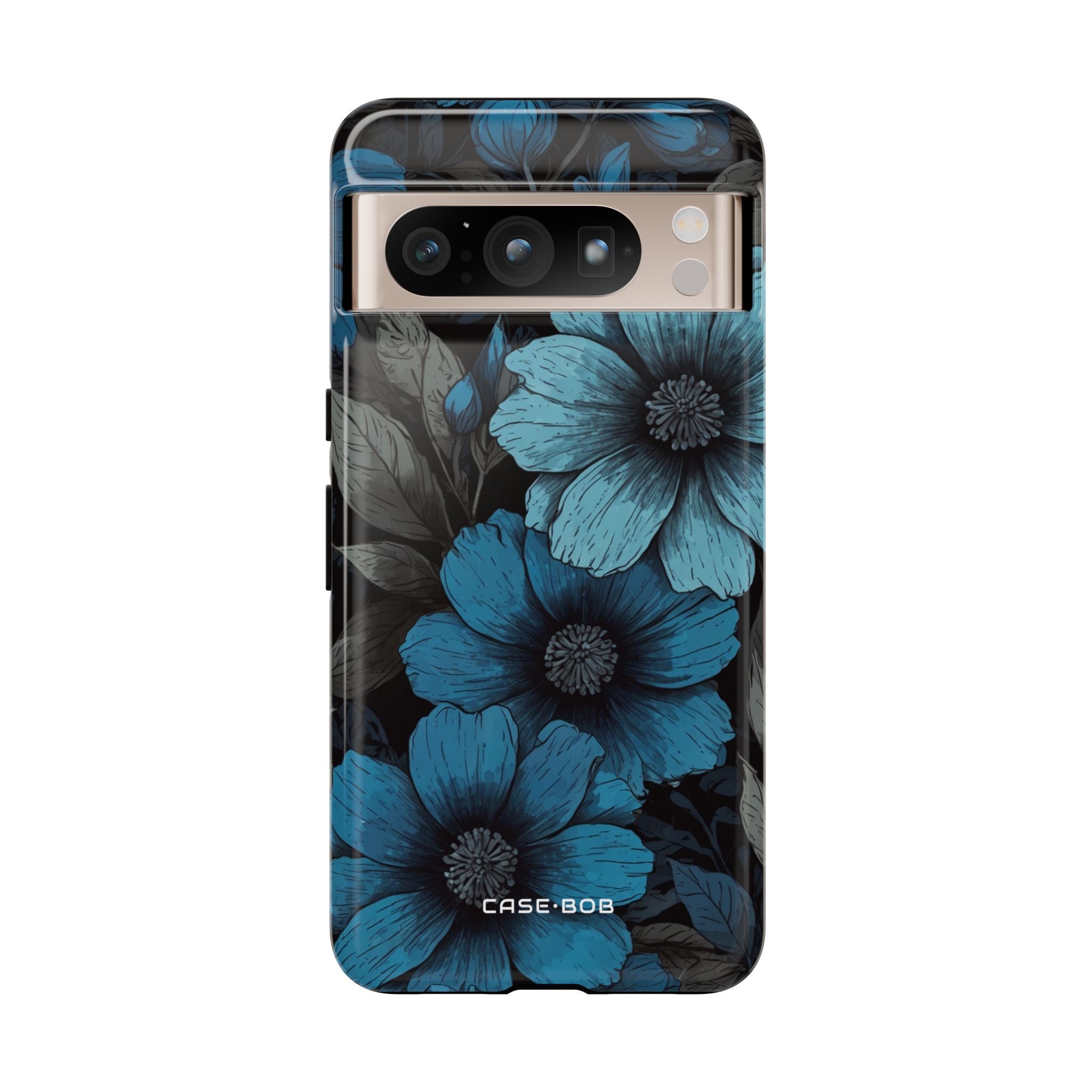 Blue Petal Radiance Google Pixel 8 Pro Case - Tough