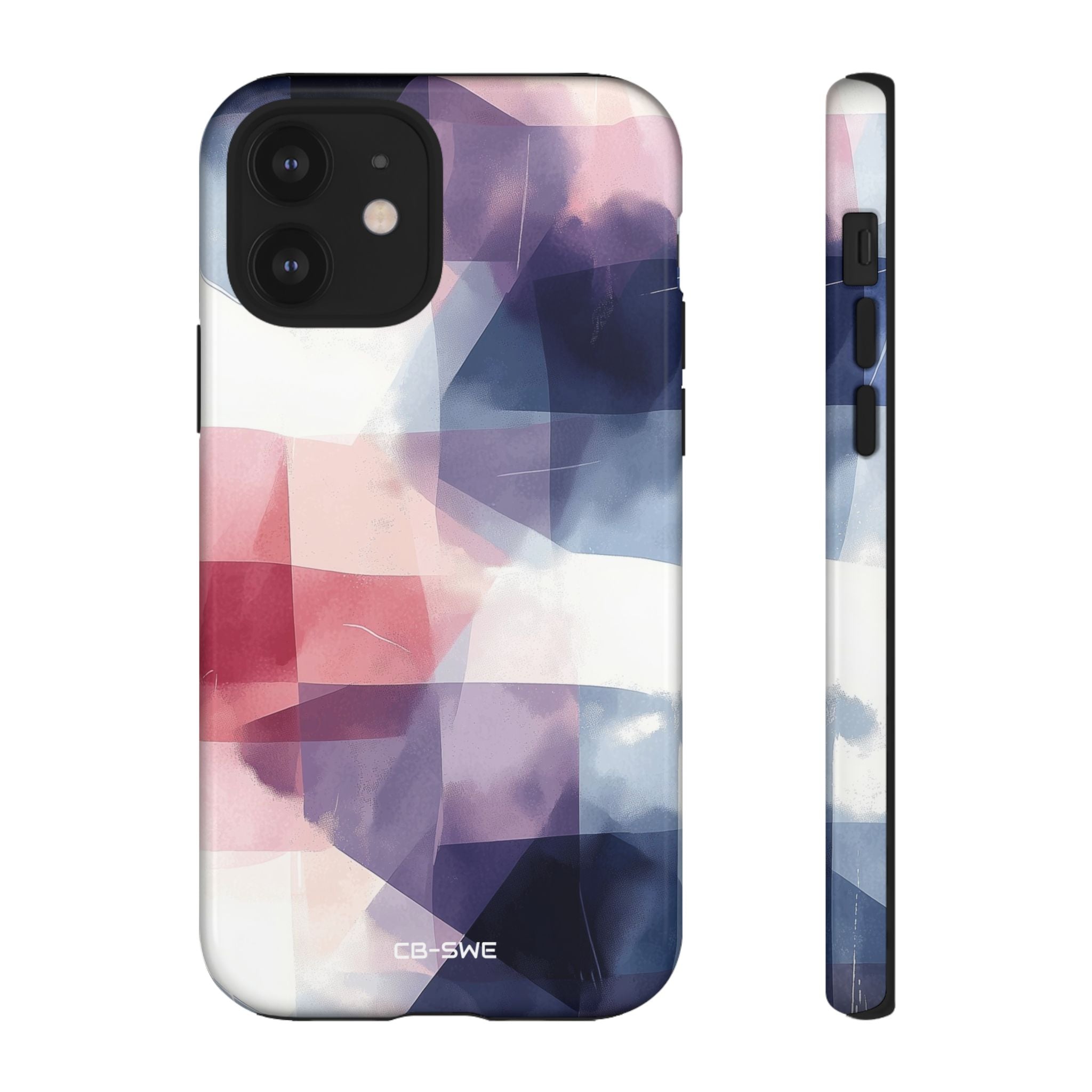 Fluid Shapes Merge - iPhone Case