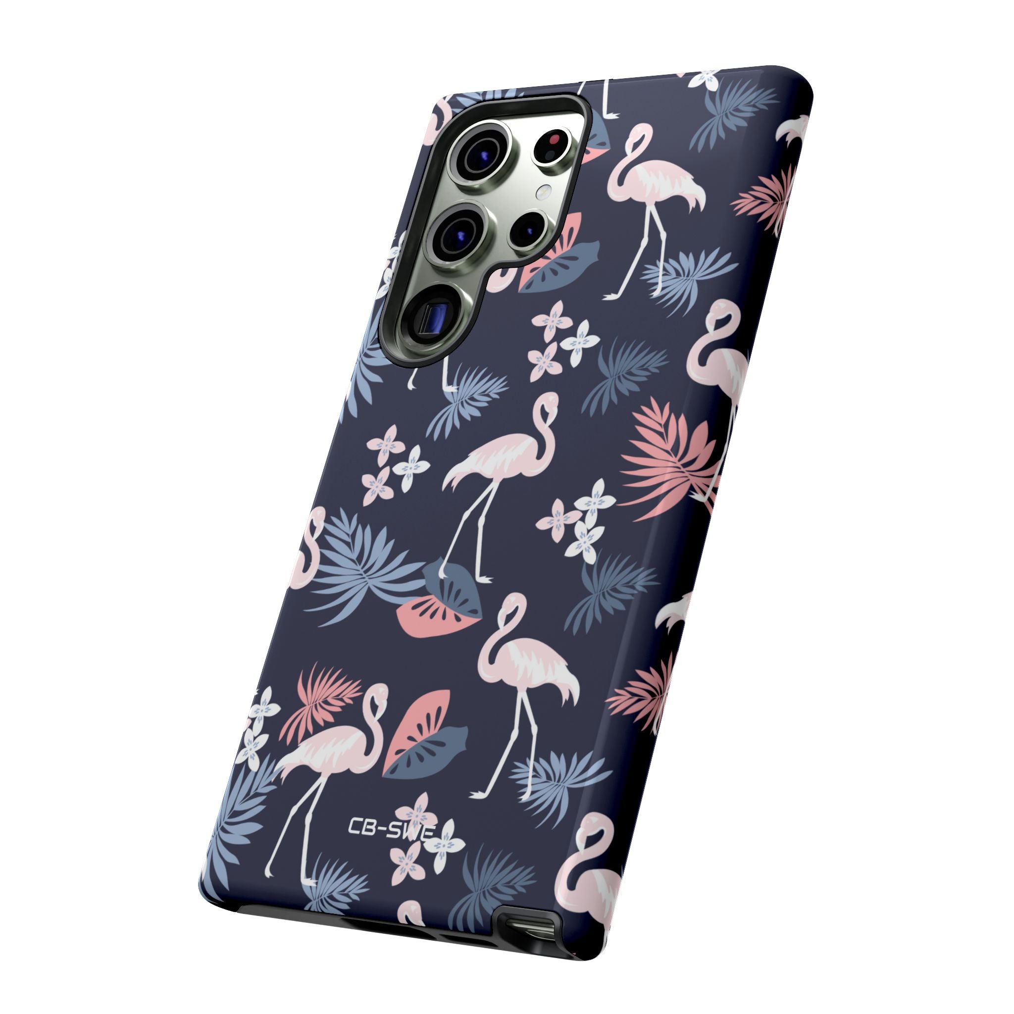 Flamingos Dance Playfully - Samsung Case