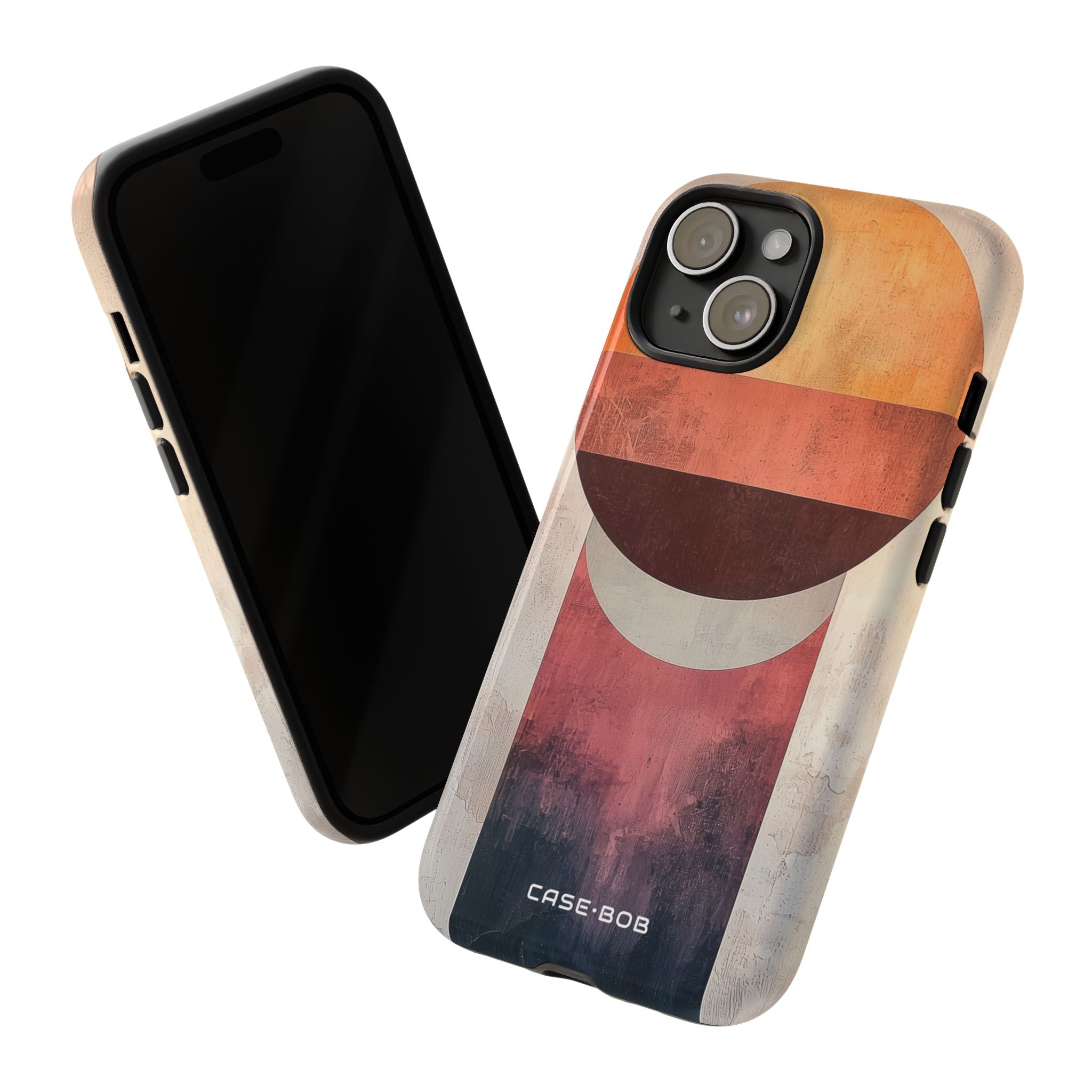 Sunset Orb iPhone 15 Case - Tough
