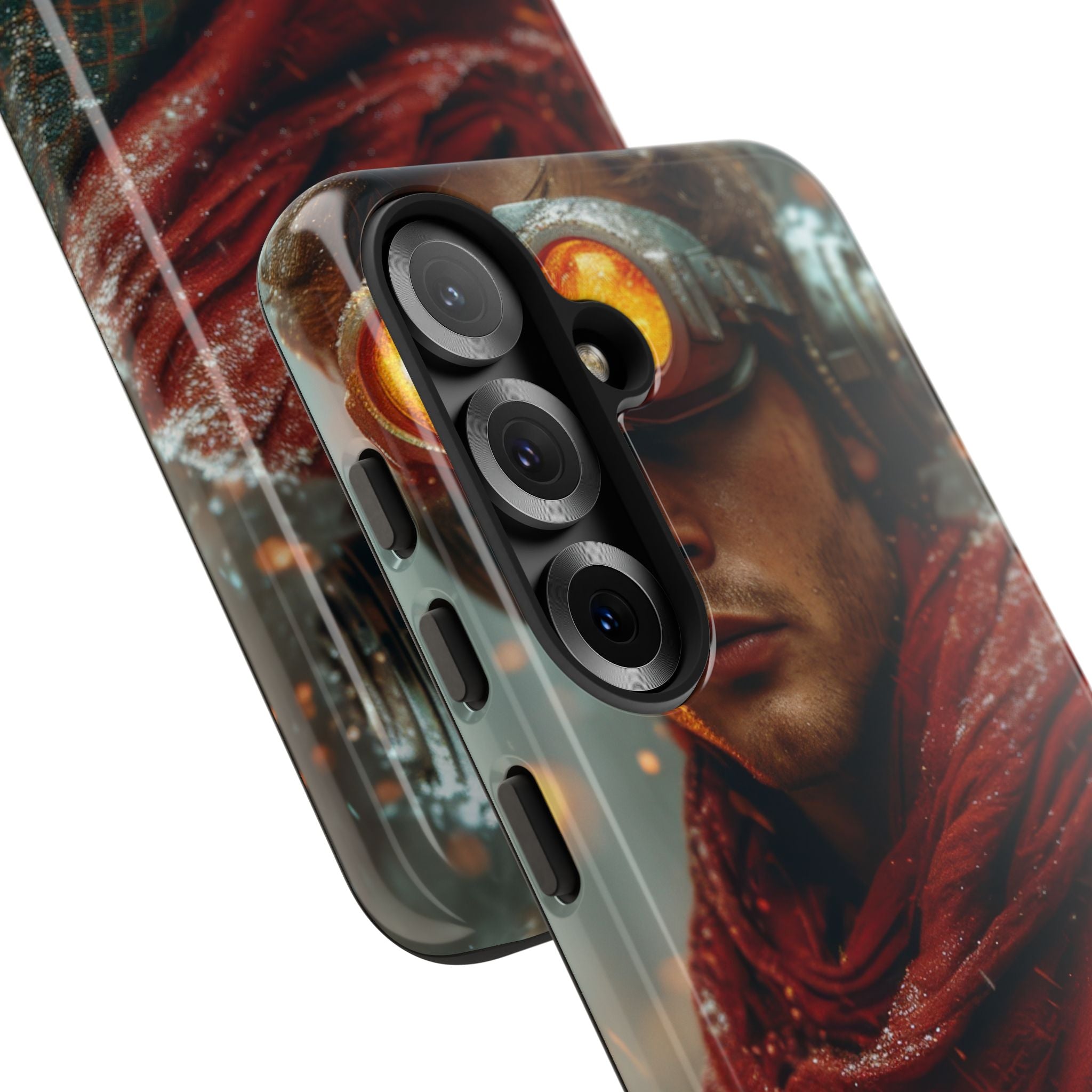 Futuristische Steampunk Explorer Samsung S25 - Tough