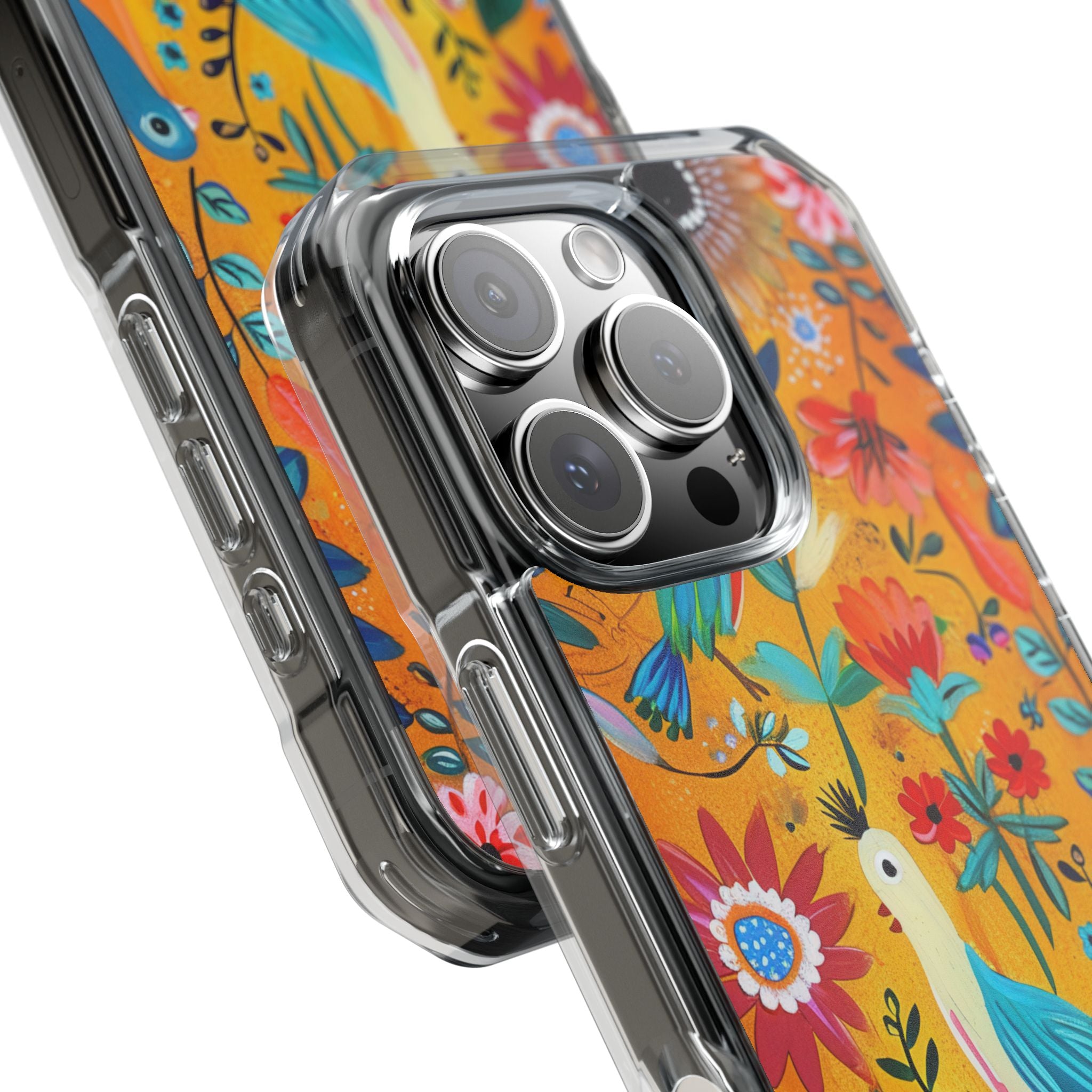 Colorful Birds Bloom iPhone 16 Pro Case - Impact