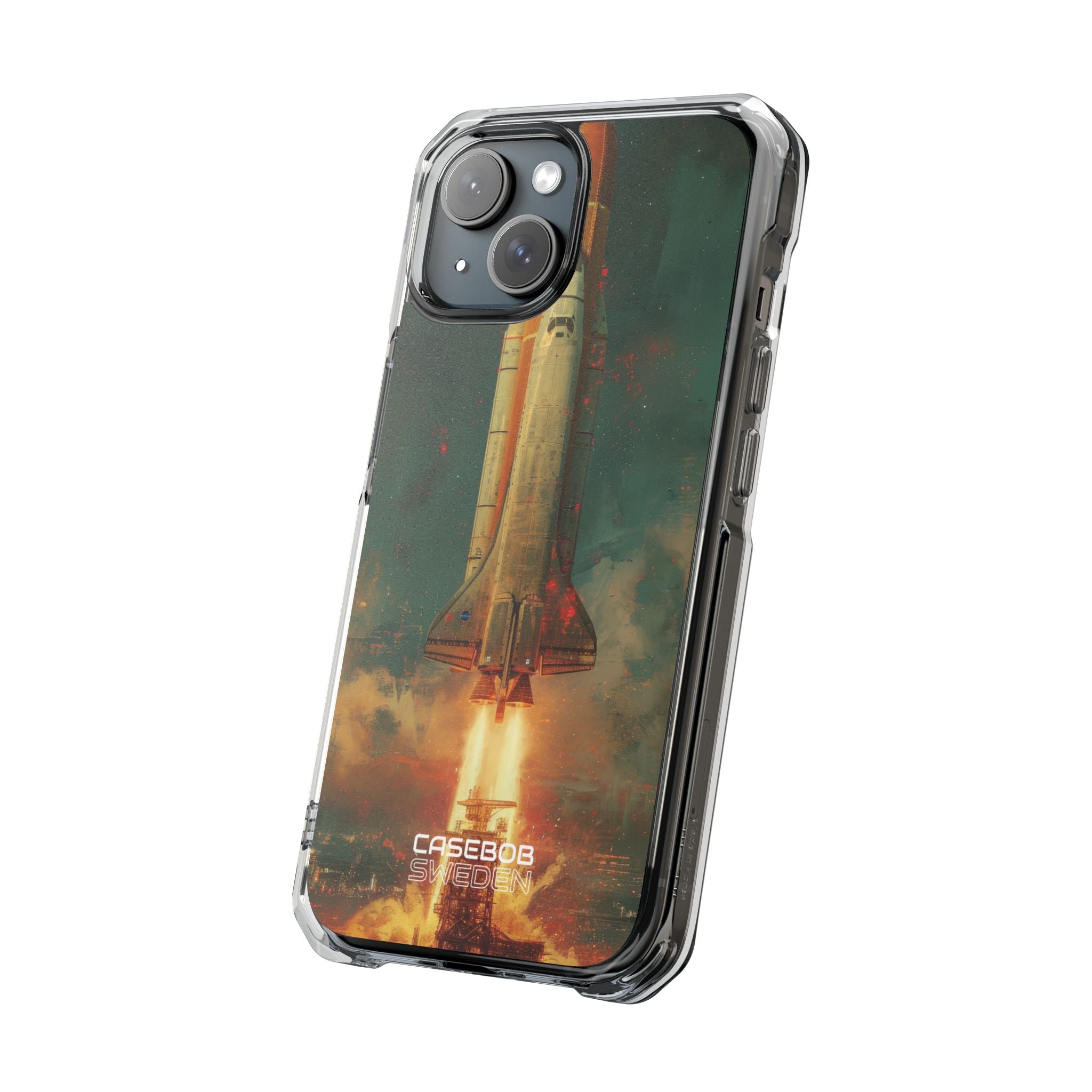Cosmic Shuttle Ascent iPhone 15 - Impact Clear+