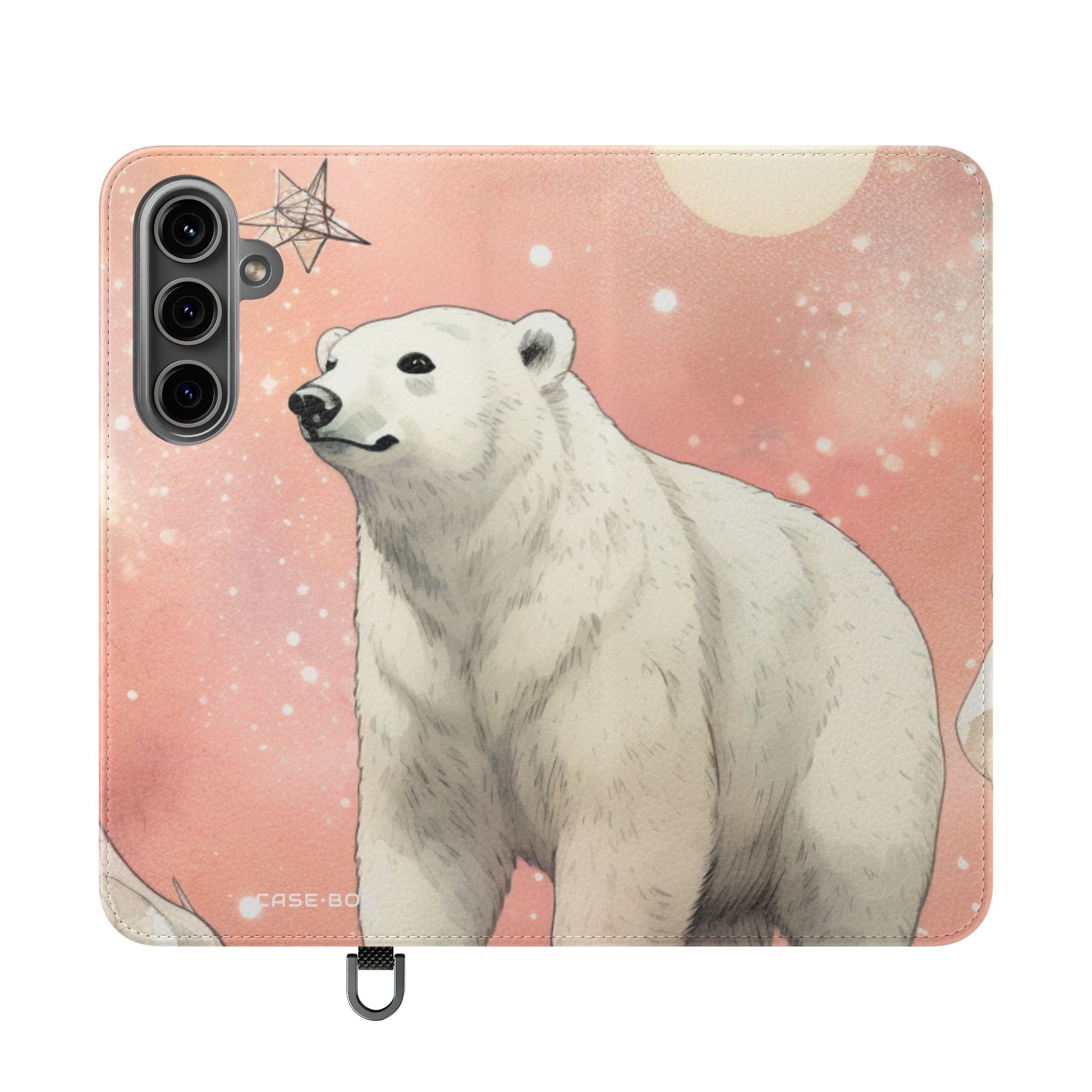 Polar Bear Nebula - Samsung S24 Plus Case - Wallet