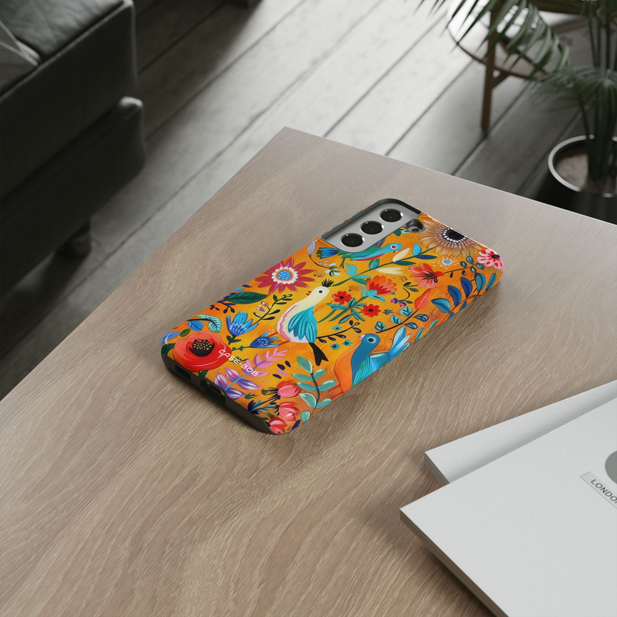 Colorful Birds Bloom Samsung S22 Plus Case - Tough