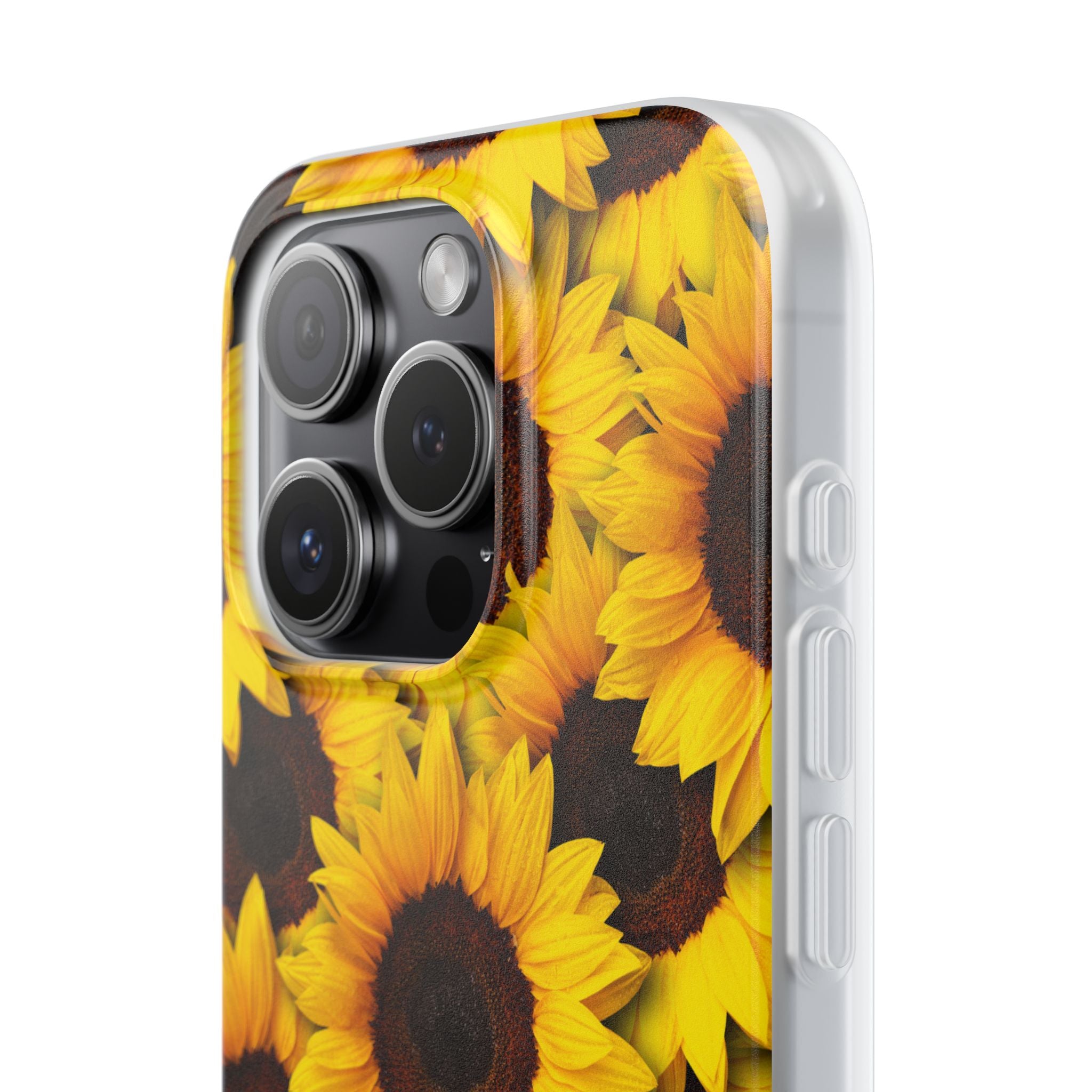 Sunflower Glow iPhone 15 Pro Case - Soft