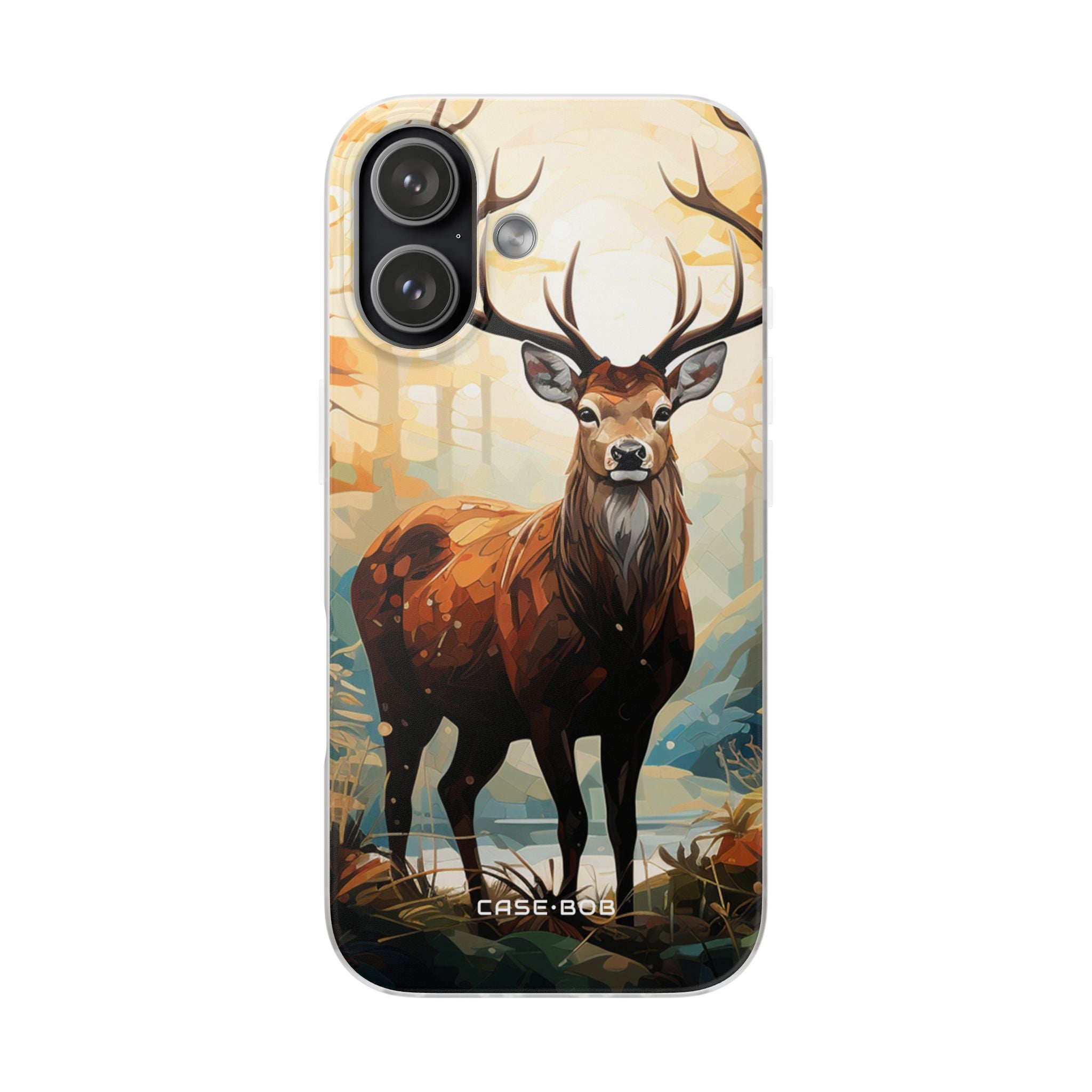 Glowing Stag iPhone 17 Case - Soft