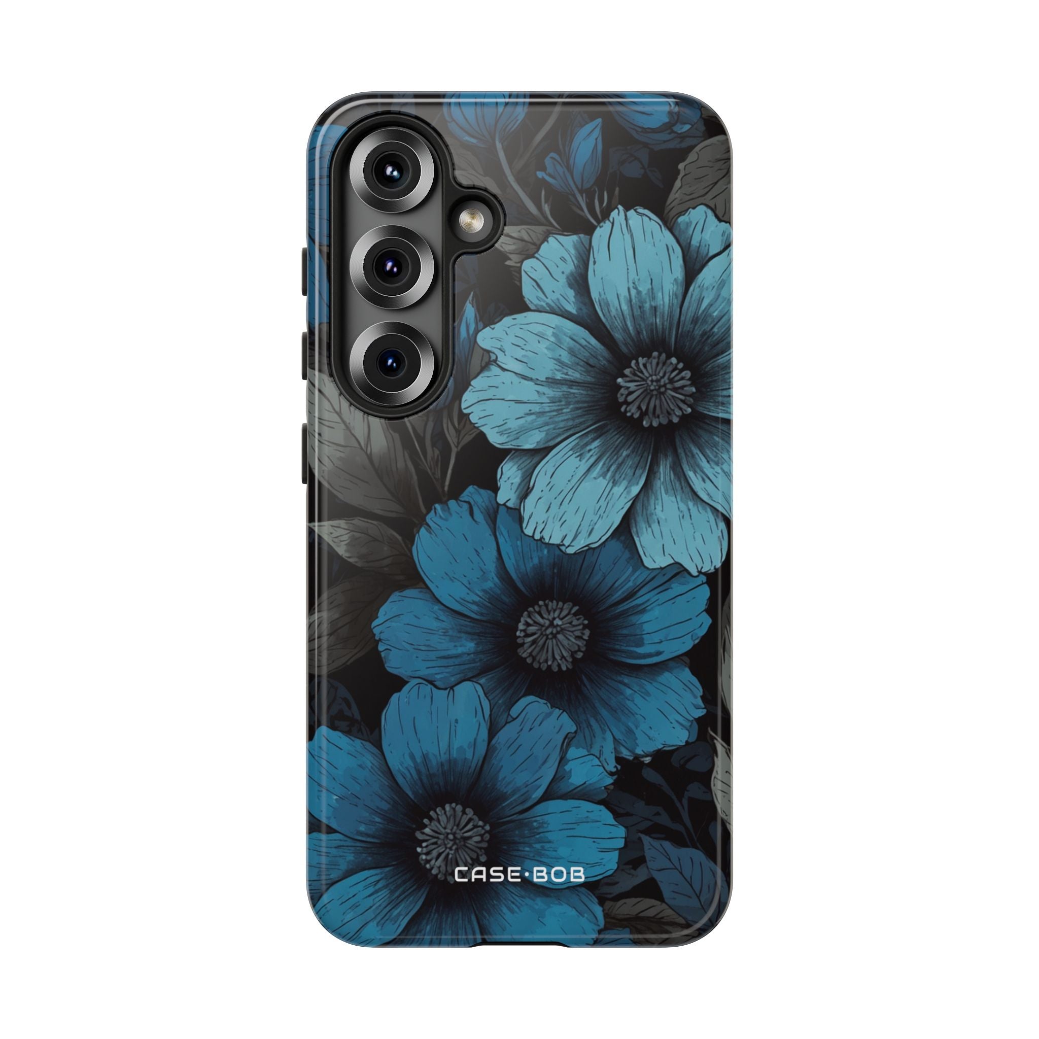 Blue Petal Radiance Samsung S25 Case - Tough