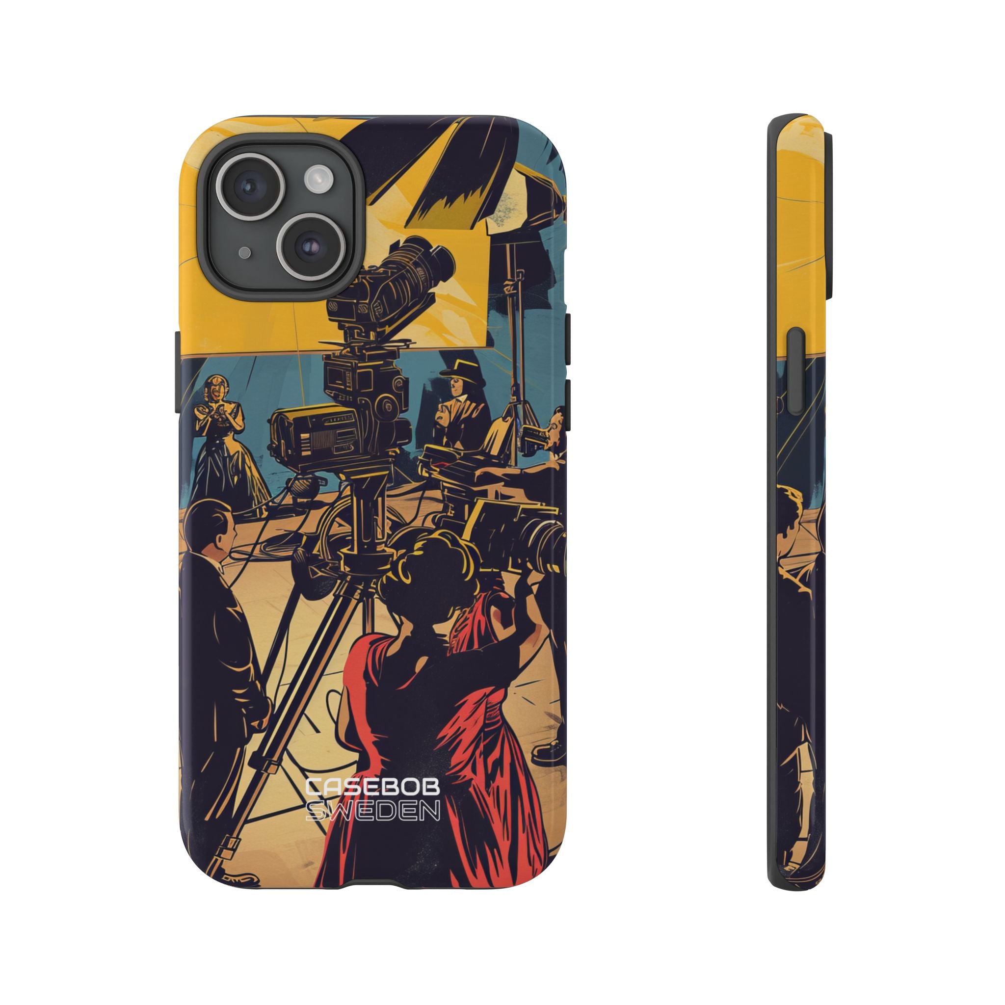 Set cinematografico vintage iPhone 15 - Tough